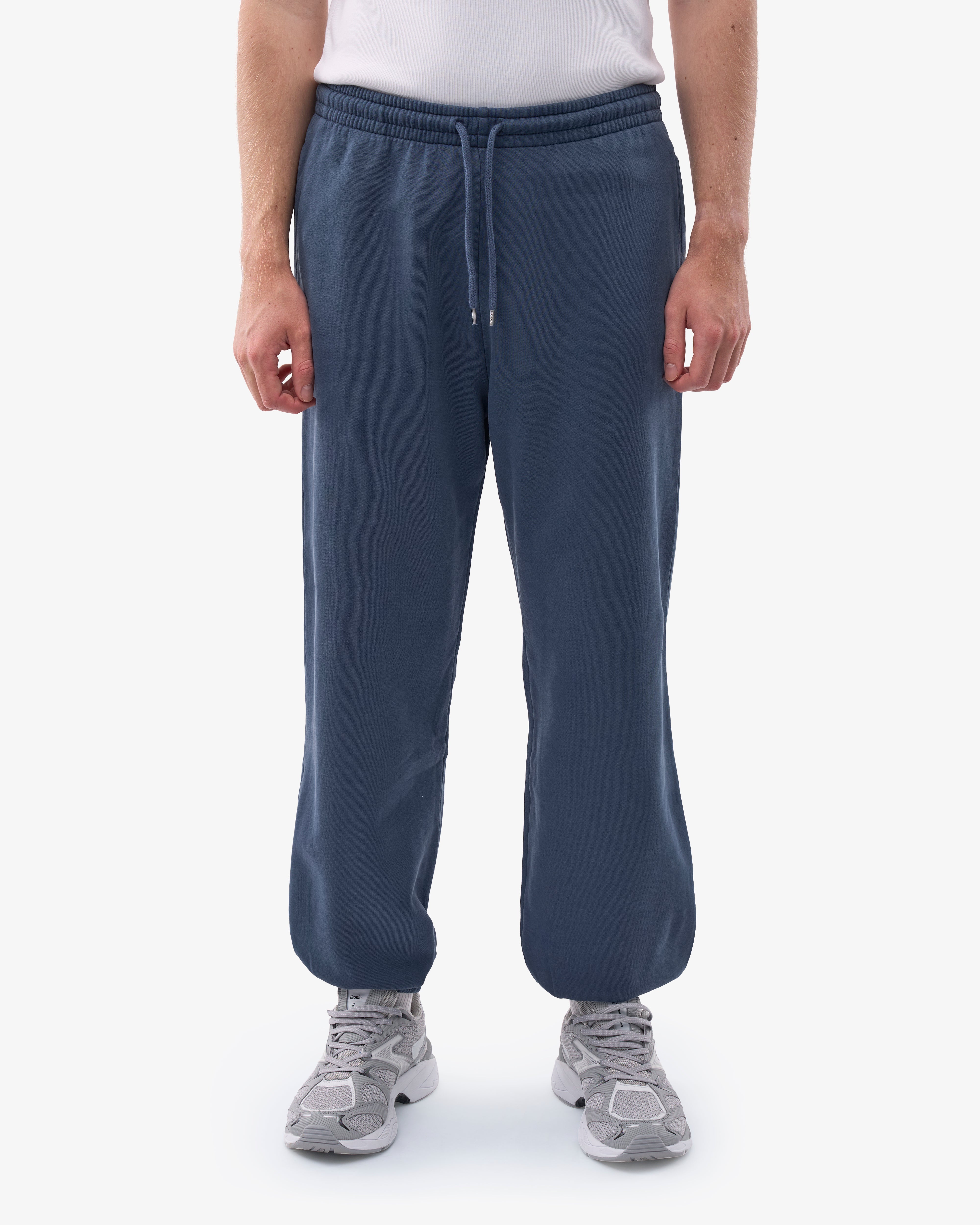 Organic Relaxed Sweatpants for Women - Soft Cotton Joggers in Petrol Blue | Comfortable Lounge Pants for Yoga, Running & Home Wear