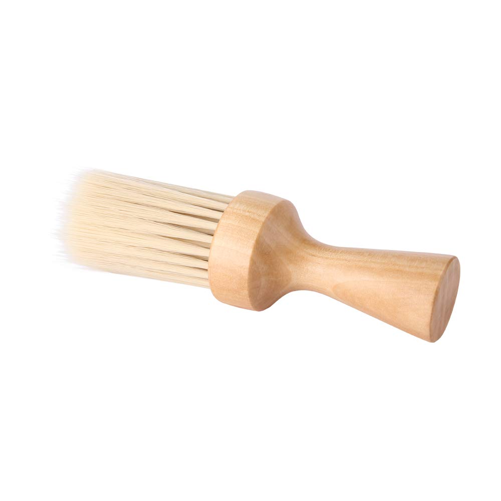 Professional Barber Neck Duster Brush - Soft Hair & Neck Cleaning Brush for Salon & Home Use - Perfect for Haircut Aftercare & Grooming