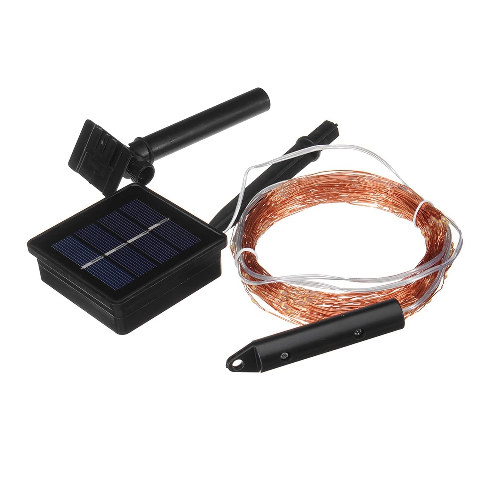 BZGKNUL 200 LED Solar String Lights Outdoor - 10 Strings Warm White Fairy Lights for Garden, Christmas Tree, Patio, and Vine Decor (2M 5 Branch) - Waterproof Solar Powered LED Lamps for Wedding, Party, Backyard & Landscape Lighting