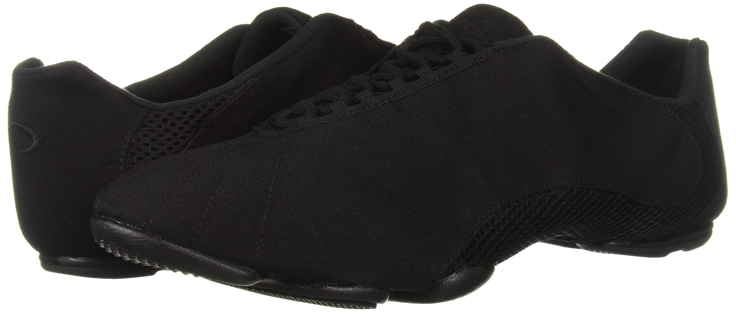 Bloch Women's Amalgam Canvas & Mesh Split Sole Jazz Dance Sneakers - Lightweight Comfort for Jazz, Contemporary & Studio Dance Practice