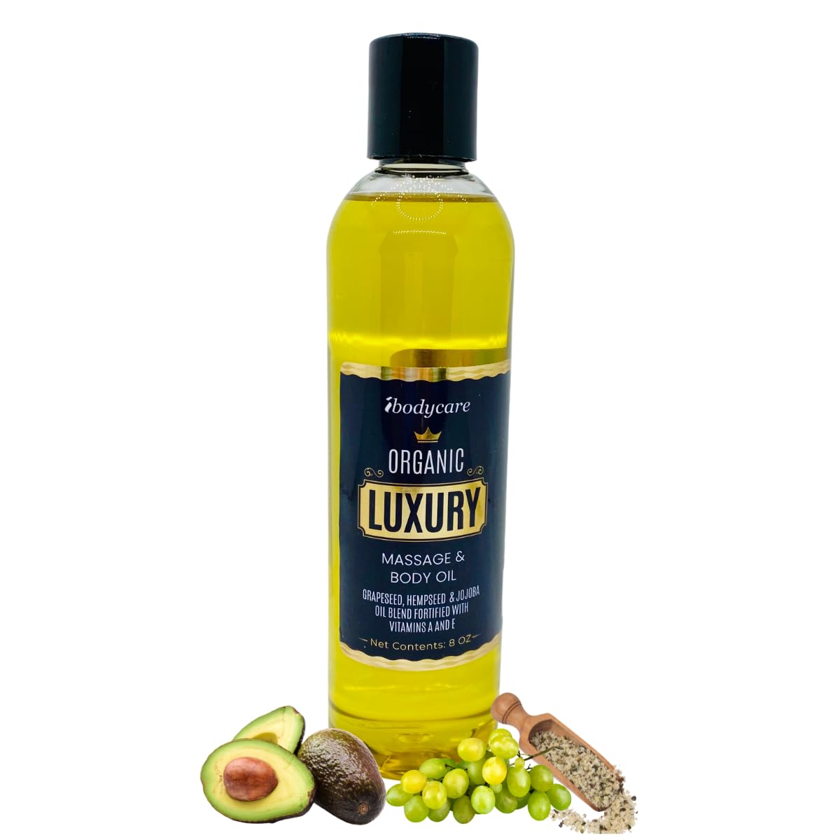 Premium 8 oz Luxury Massage & Body Oil for Relaxation & Hydration - Perfect for Spa, Aromatherapy & Self-Care at Home