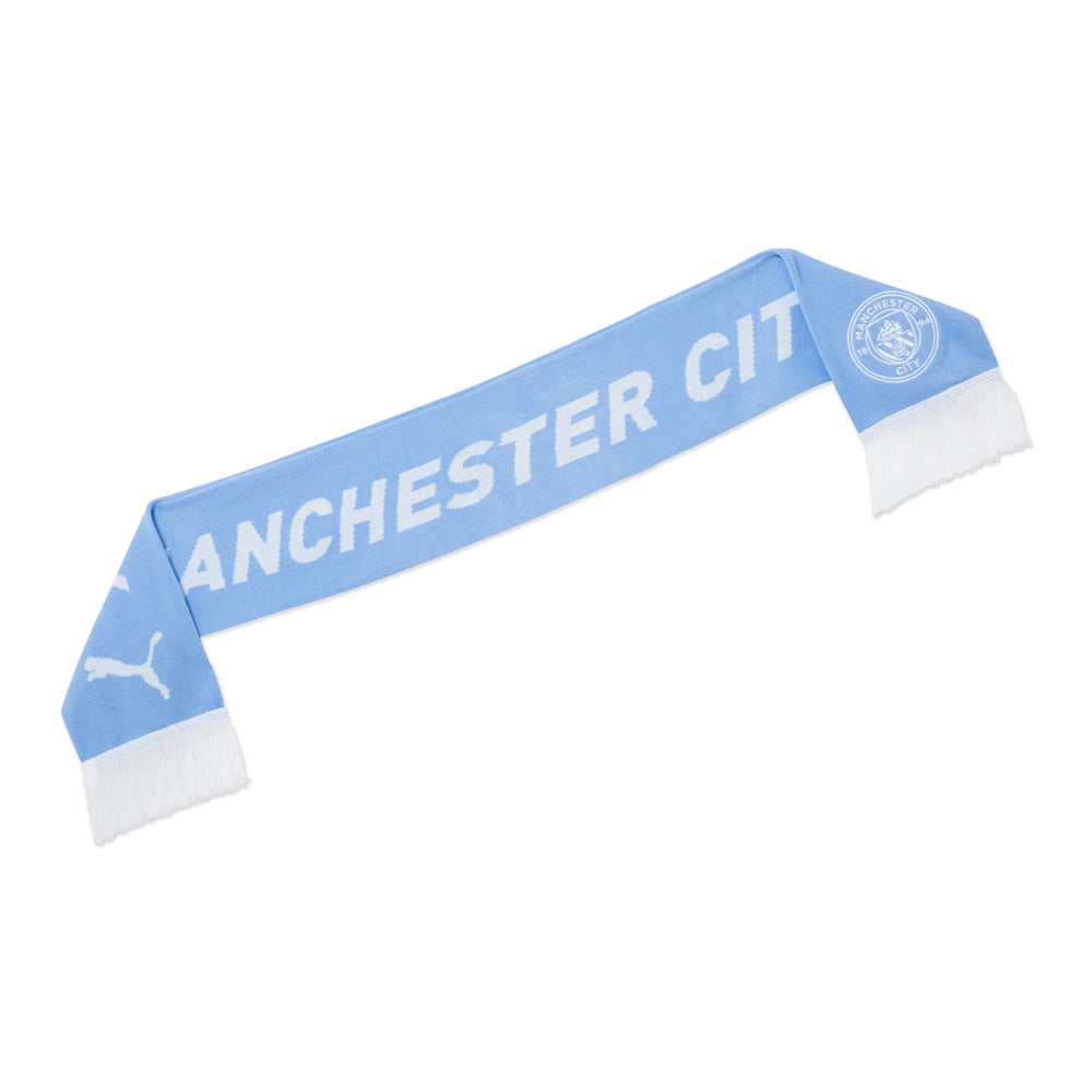 Manchester City FC 2024/25 Official Football Scarf - Premier League Fan Gear for Men & Women - Perfect for Matchdays & Cold Weather Support