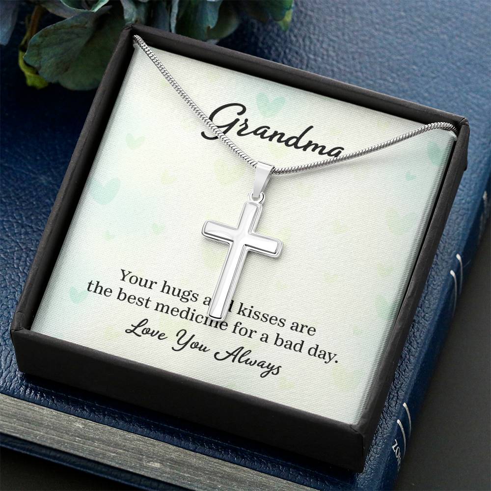 Beautiful Cross Necklace for Grandma - Thoughtful Gift from Grandchildren | Perfect for Birthday, Mother's Day & Christmas Gifts