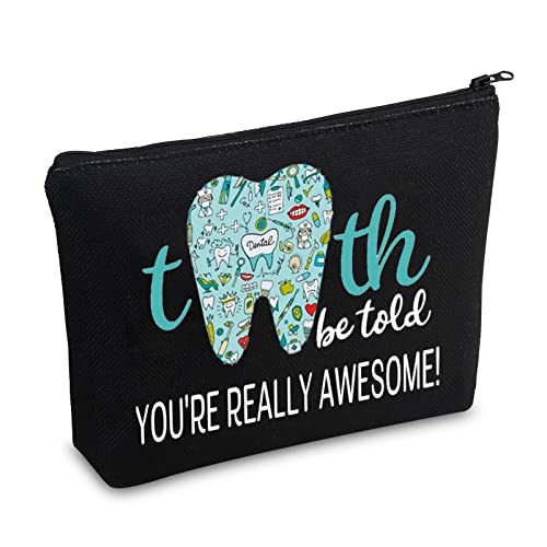 Dental Black Makeup Bag
