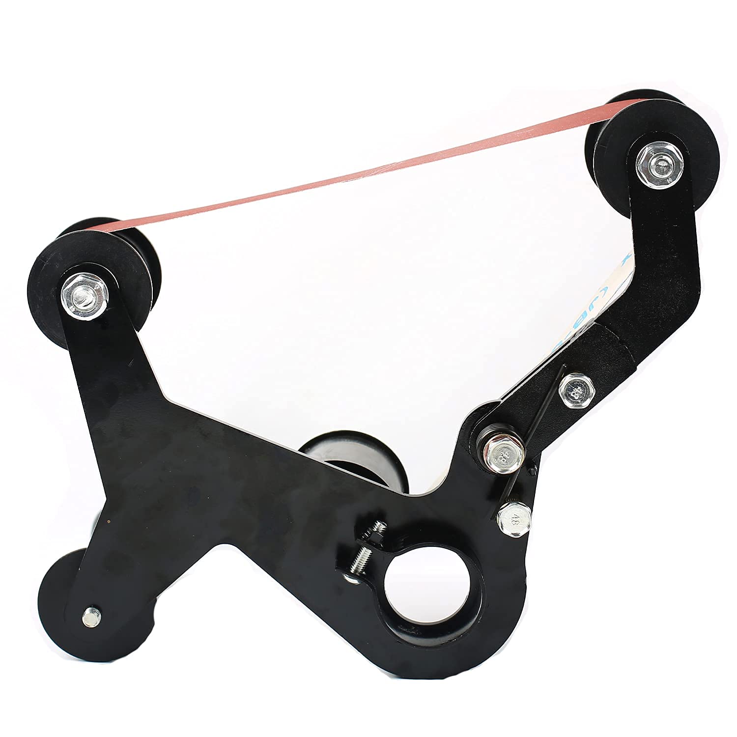 Angle Grinder Belt Sander Adapter - 5/8-11 Thread Pipe & Tube Sanding Attachment with 1.68