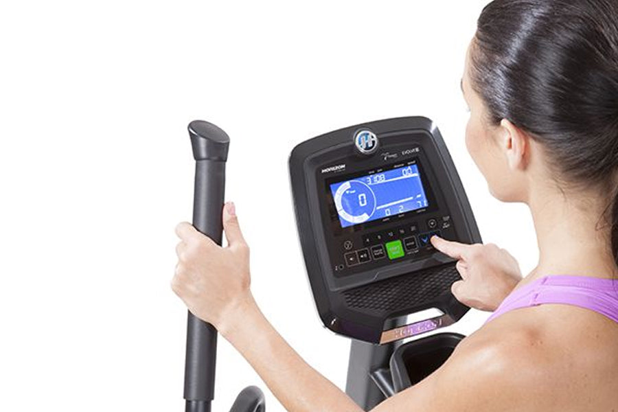 Horizon Evolve 3 Elliptical Machine - Low Impact Cardio Trainer for Home Gym | Perfect for Small Spaces & Full Body Workouts | Summer Sale $50 Off