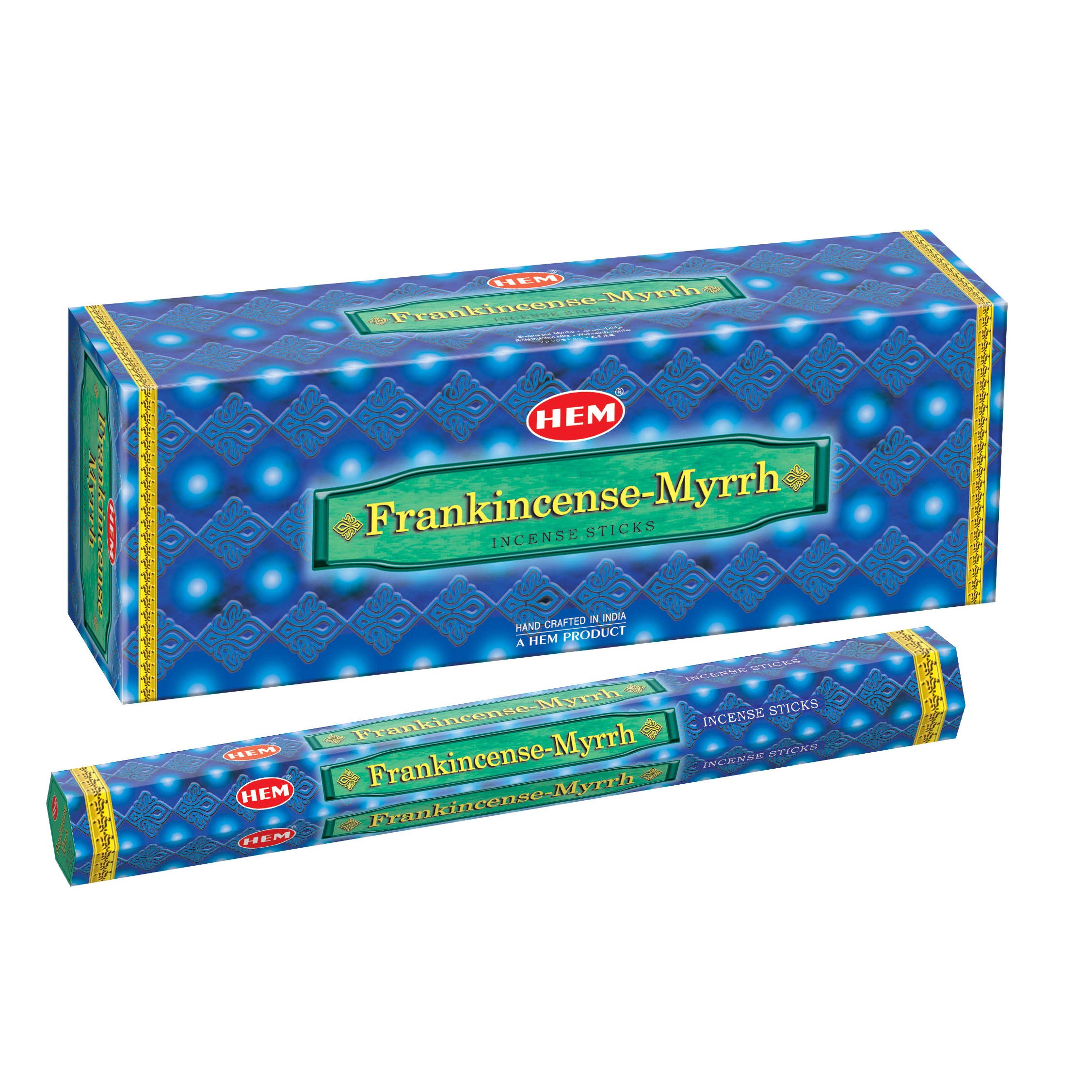 Premium Frankincense & Myrrh Incense Sticks - 120 Count Box for Meditation, Yoga, Prayer & Aromatherapy | Natural Spiritual Relaxation & Home Fragrance