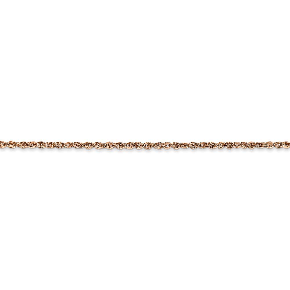 14K Rose Gold 1.7mm Ropa Chain Necklace for Women - 24 Inch Length, Dainty & Elegant Jewelry - Perfect for Everyday Wear, Gifts & Special Occasions