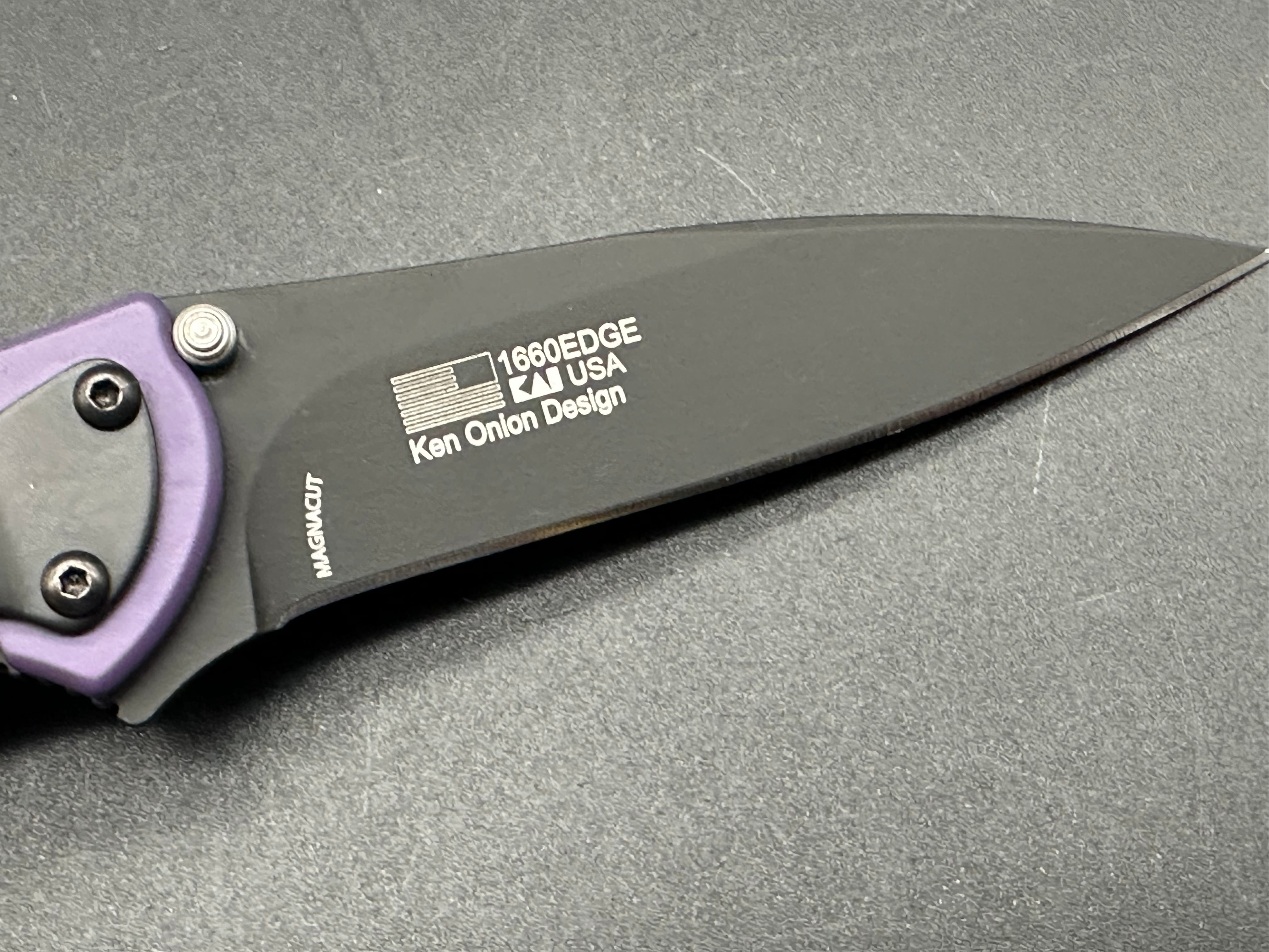 Kershaw Leak Magnacut Folding Knife with First Edition Comic Book - EDC Pocket Knife for Outdoor Camping, Hiking & Everyday Carry