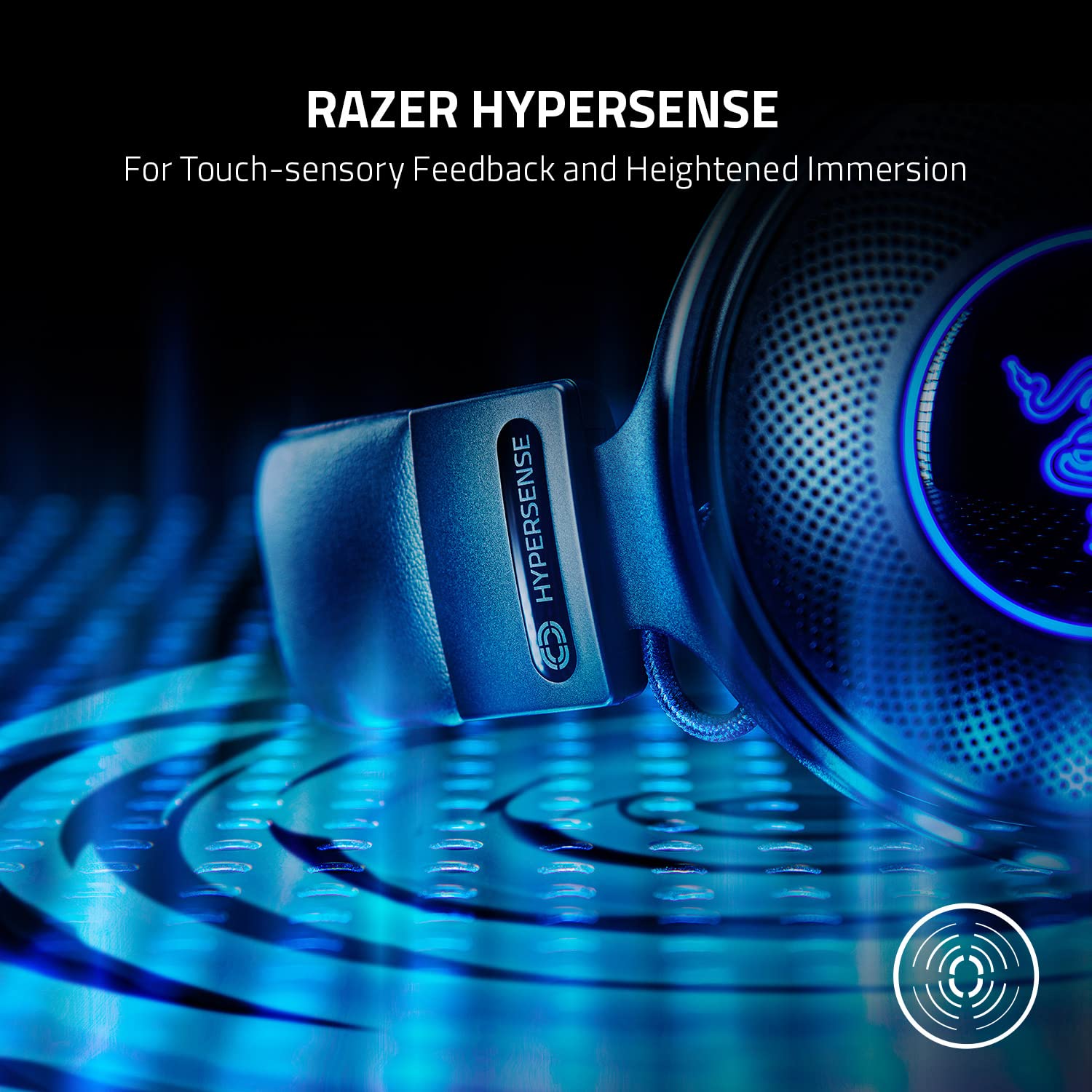 Razer Kraken V3 Pro Wireless Gaming Headset with Haptic Feedback - THX Spatial Audio, 50mm Titanium Drivers & Memory Foam Earcups for PC, PS5, Xbox - Perfect for FPS, Battle Royale & Immersive Gaming Experience