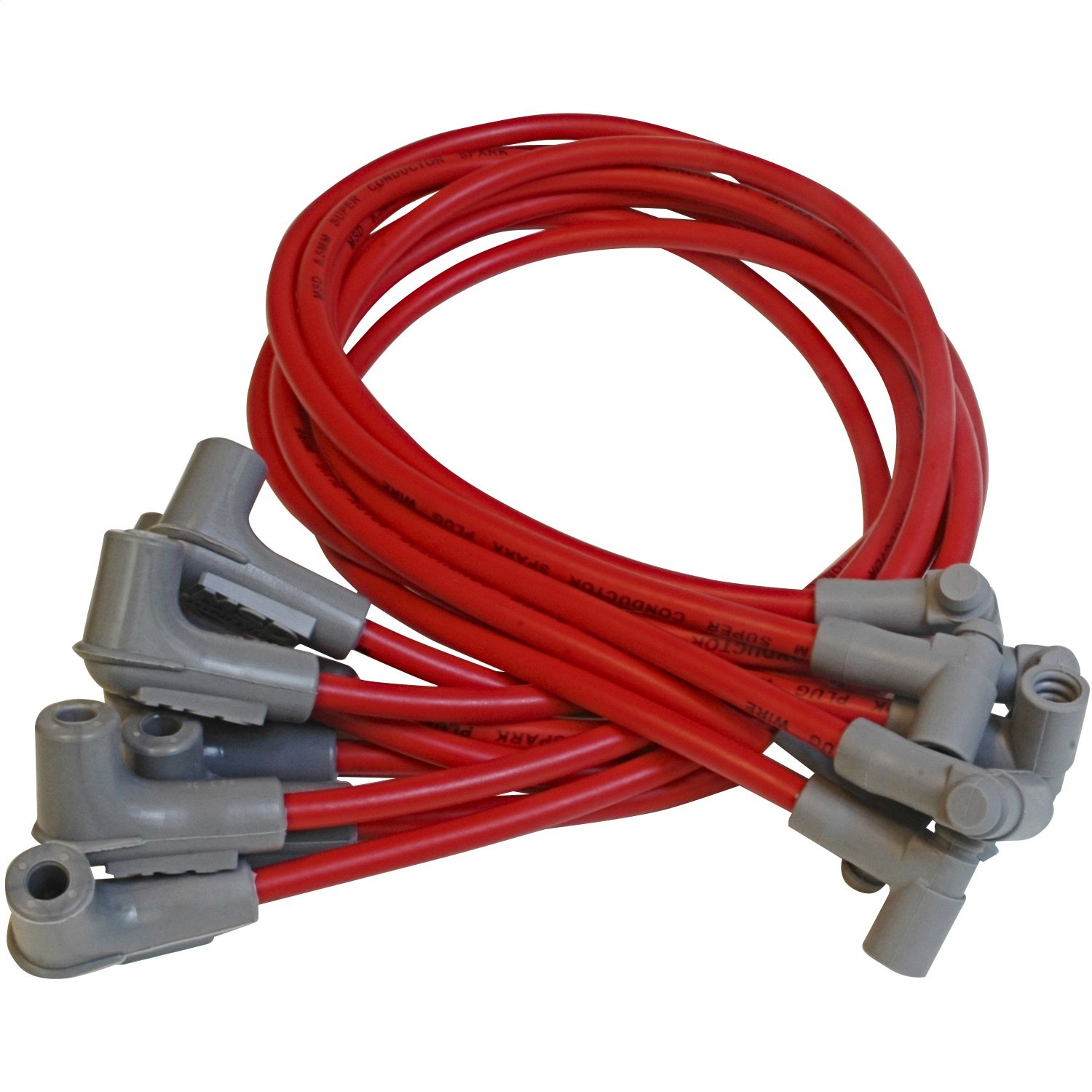 MSD 31459 Spark Plug Wire Set - High Performance Ignition Wires for Ford, Chevy, Dodge - Perfect for Racing, Off-Road & Daily Driving