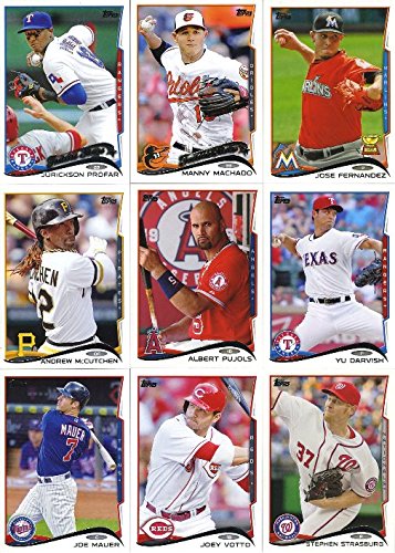 2014 Topps MLB Baseball 665-Card Complete Retail Factory Set - Includes Series 1 & 2 with Mike Trout, Bryce Harper, Derek Jeter - 5 Special Rookie Variations - Perfect for Collectors, Gifts & Baseball Memorabilia Displays