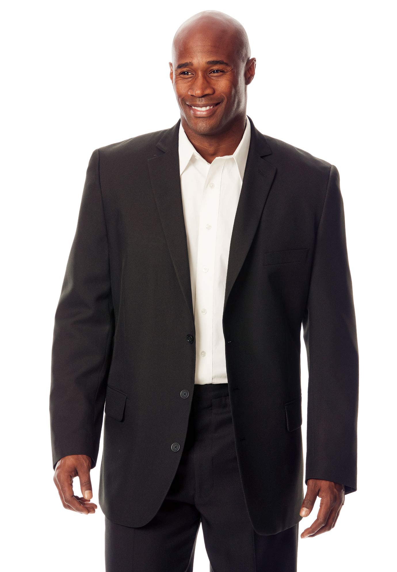 KingSize Men's Big & Tall Stretch Comfort 3-Button Blazer Jacket for Office, Business & Formal Occasions