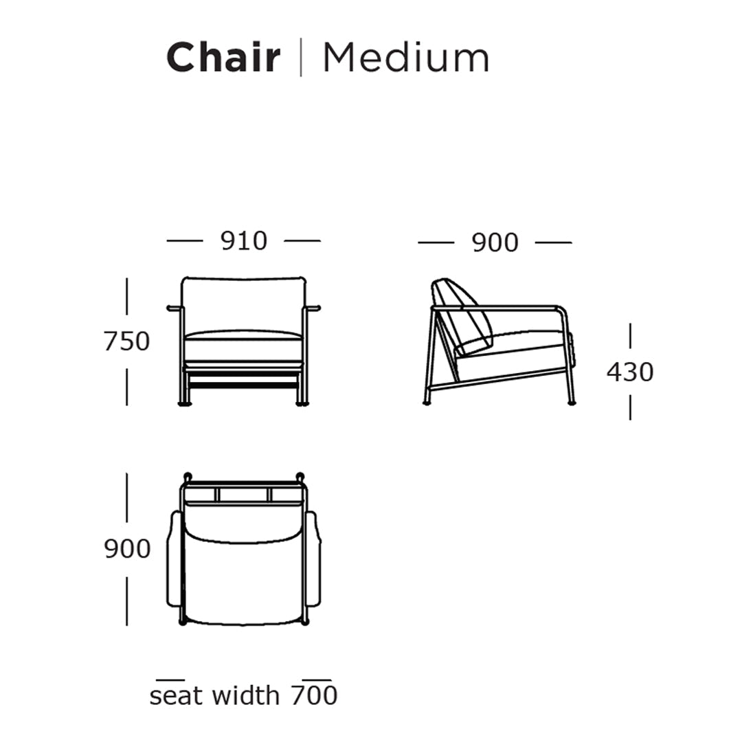 Modern Aero Lounge Chair - Lightweight & Comfortable Outdoor/Indoor Recliner for Patio, Garden, Poolside & Living Room Relaxation