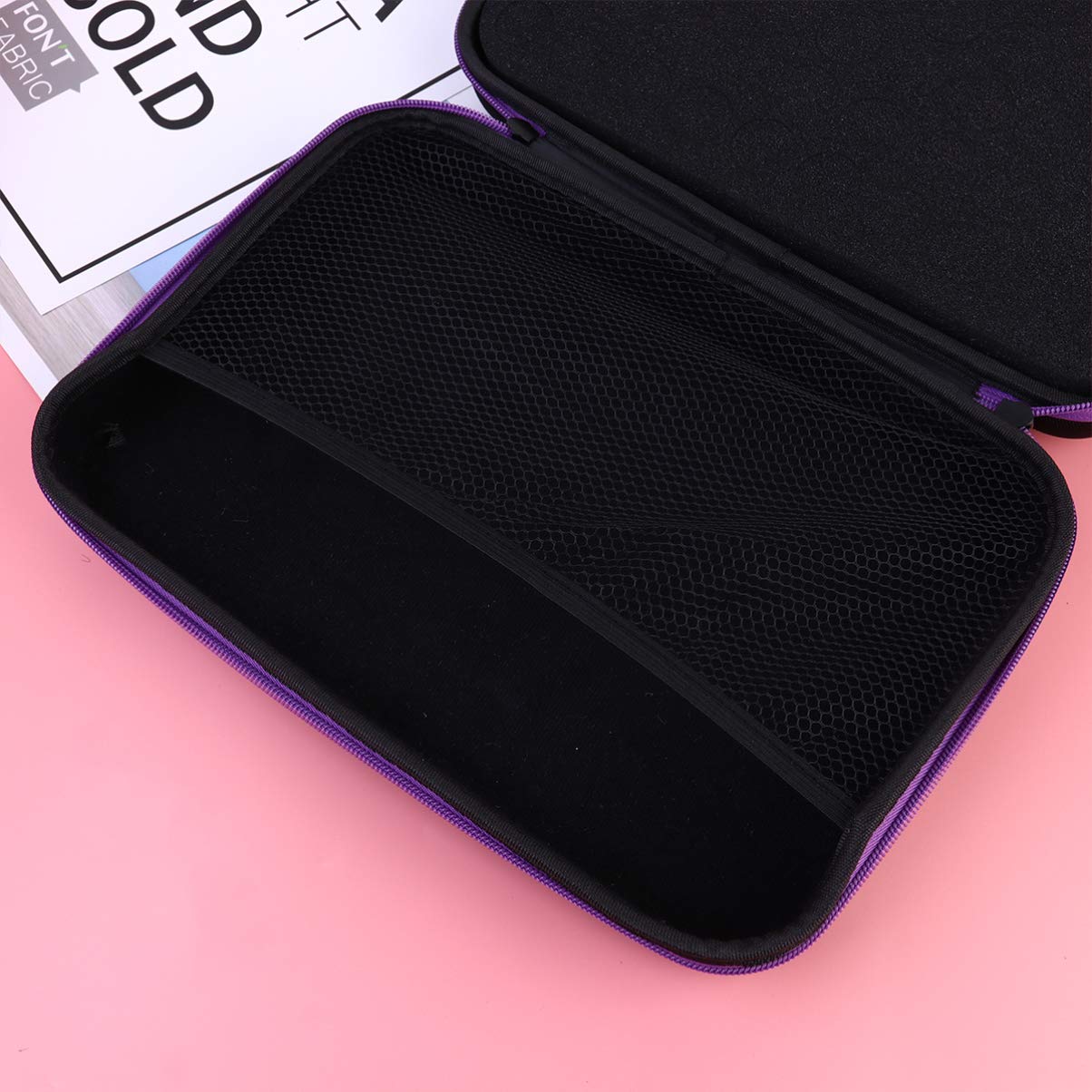 Premium Essential Oil Travel Bag - Purple Aromatherapy Organizer with Leak-Proof Bottle Storage | Portable Carrier for Essential Oils, Perfect for Yoga, Meditation & On-The-Go Wellness