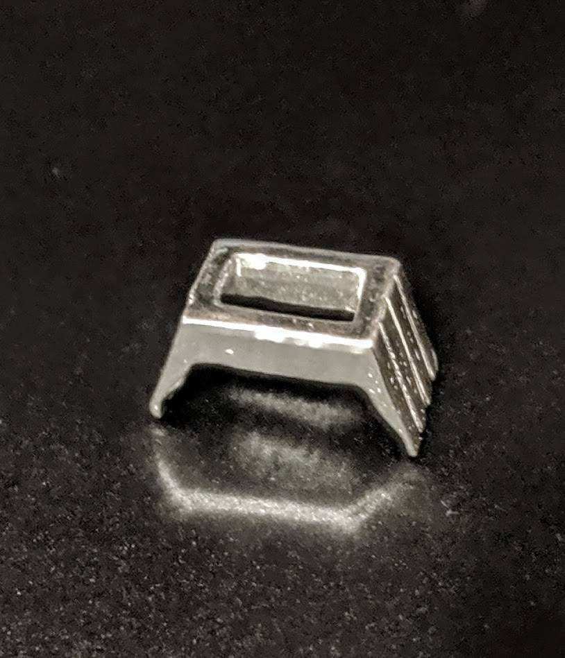 10x8mm & 16x12mm Emerald Cut Solid Sterling Silver or 14K Gold Plated Jewelry Settings - DIY Ring, Earring, Pendant Making Supplies for Custom Handmade Jewelry | Perfect for Engagement Rings, Wedding Bands & Gift Jewelry Crafting