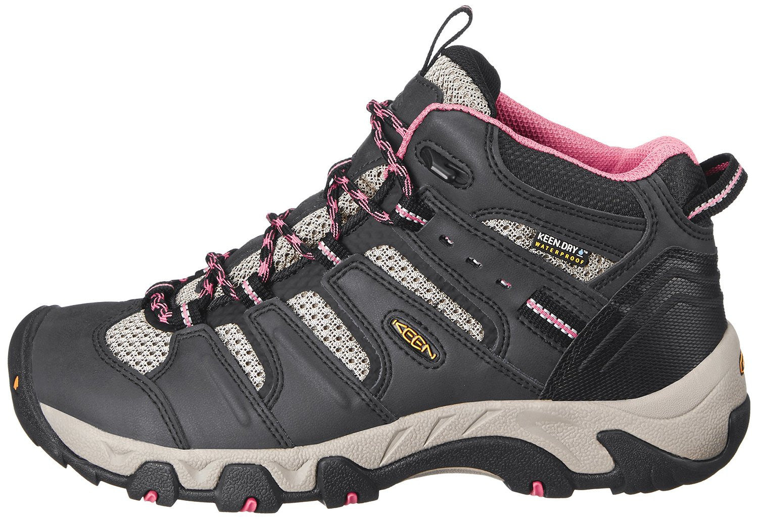KEEN Women's Koven Mid WP Waterproof Hiking Boots - Lightweight & Comfortable Outdoor Shoes for Trail Walking, Camping & Backpacking