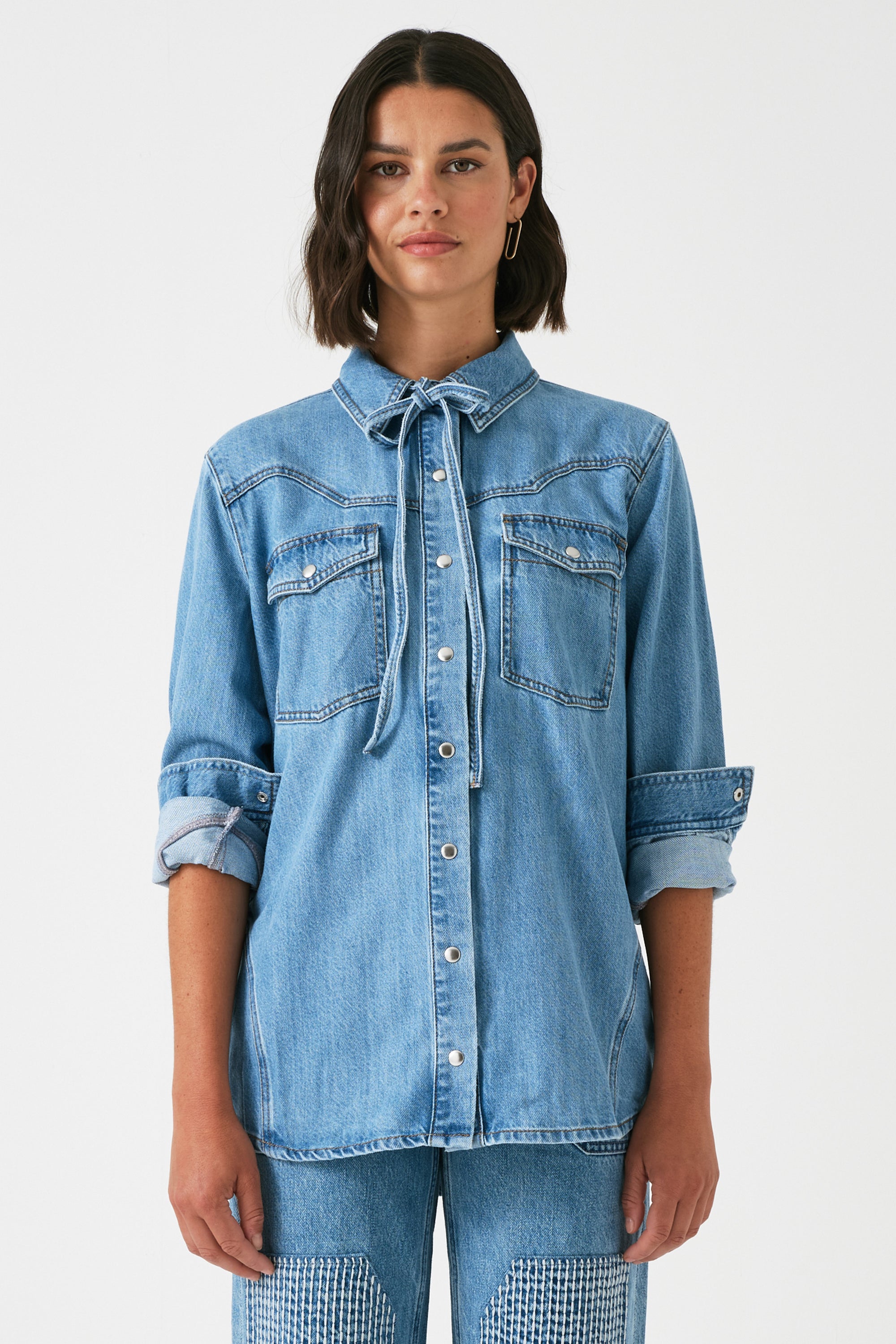 Vintage Dakota Mochi Mia Shirt - 70s Retro Style for Women | Perfect for Casual Wear, Music Festivals & Boho Outfits