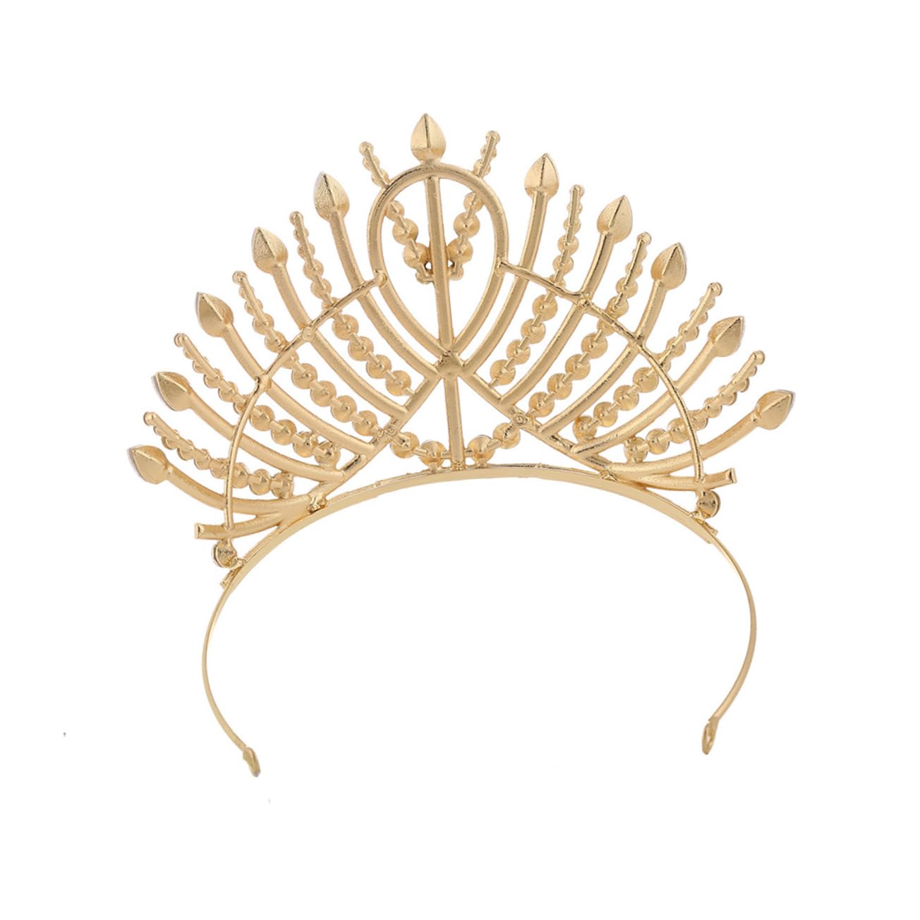 POPETPOP 1pc Wedding Tiara Headpiece for Bride - Diamond Crystal Bridal Crown with Rhinestones, European Style Classic Headband for Wedding Ceremony & Bridal Party