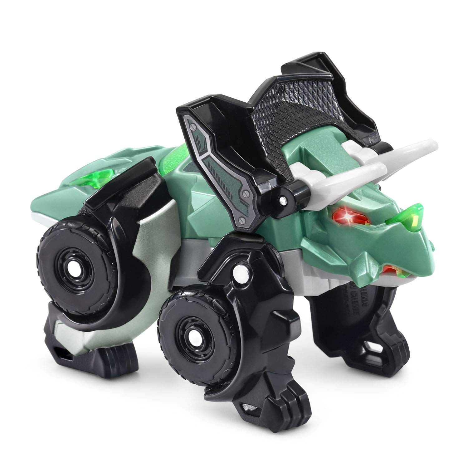 VTech Switch & Go Dinos - Triceratops Racer Toy | Transforming Dinosaur to Car | STEM Learning Toy for Kids Ages 3-6 Years | Perfect for Pretend Play & Early Childhood Development