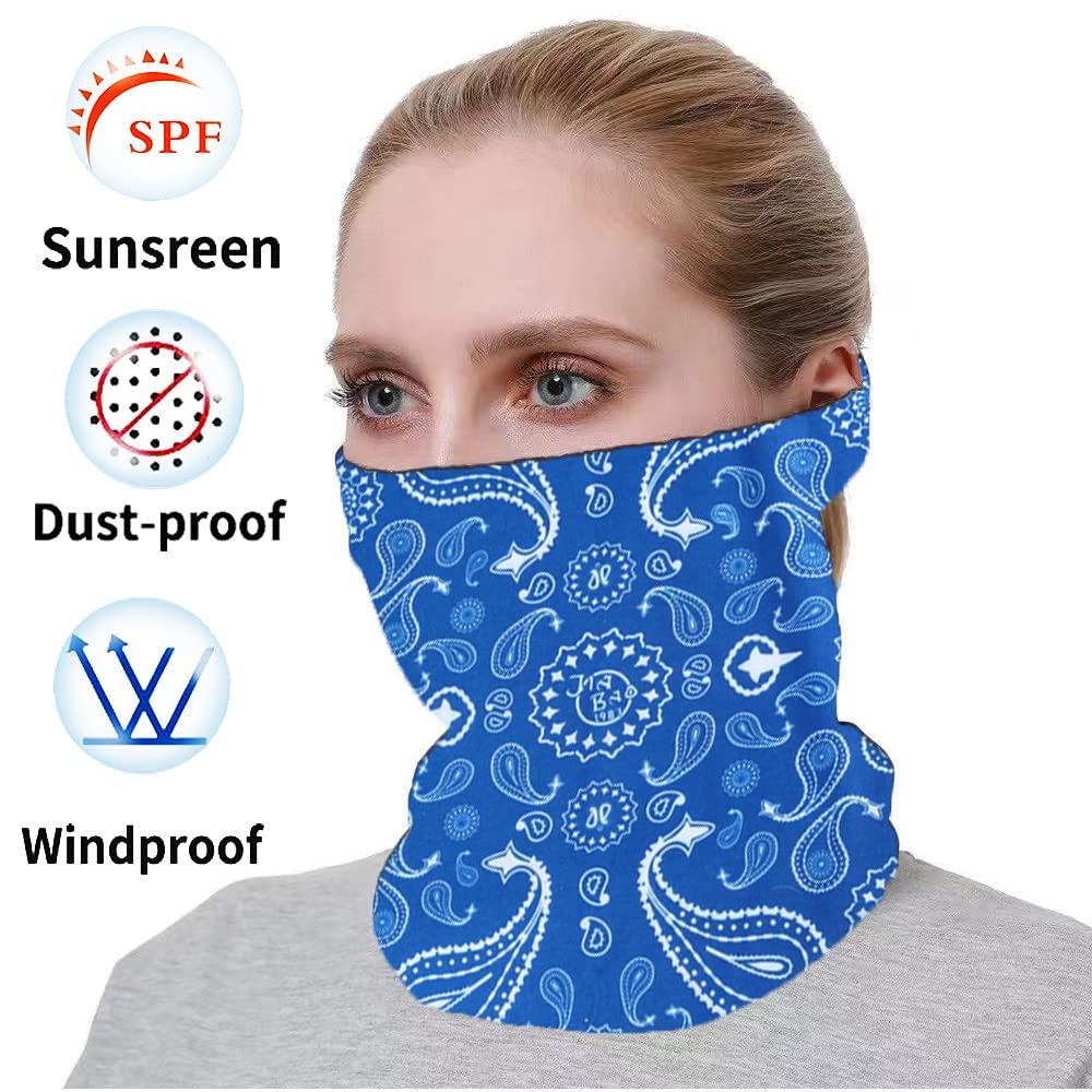 Breathable Neck Gaiter Mask - UPF 50+ Sun Protection Face Scarf & Bandana for Men & Women - Perfect for Running, Cycling, Hiking & Outdoor Activities