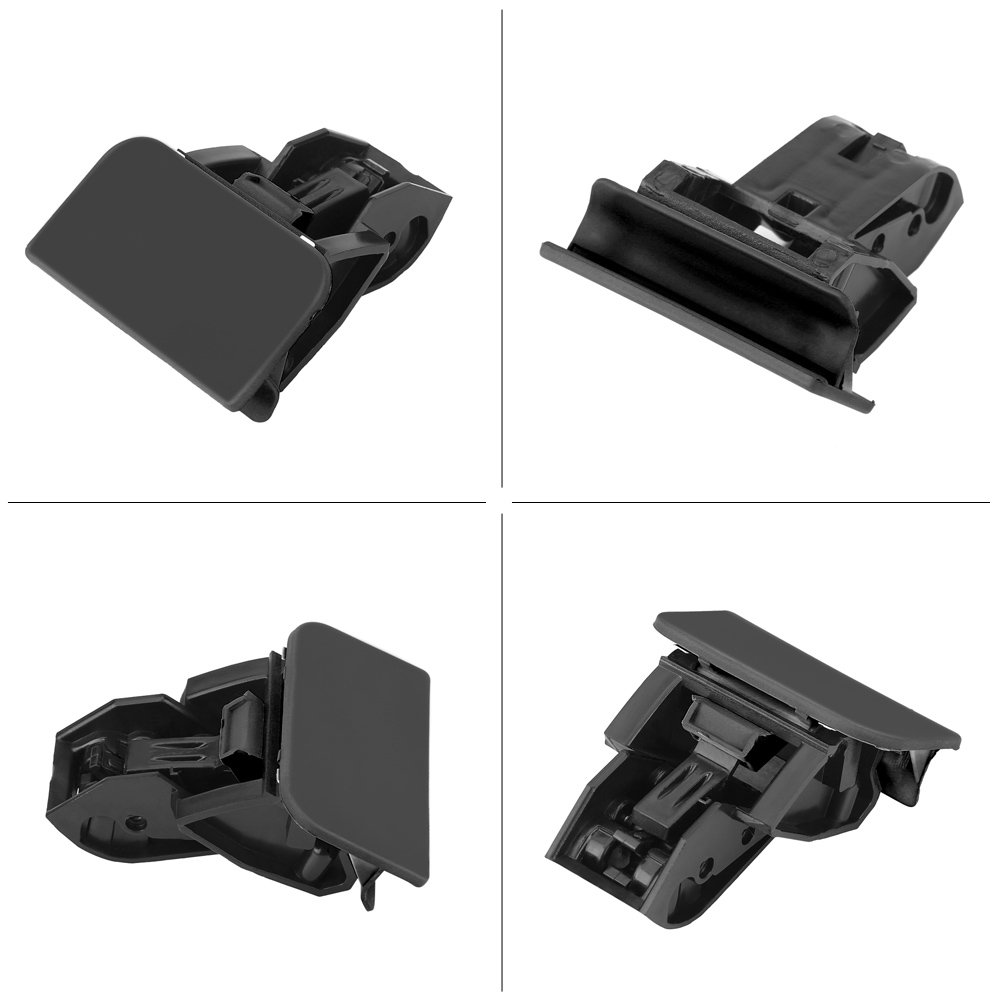 Black Car Glove Box Lock Lid Handle - No Hole Replacement for Secure Storage | Perfect for Organizing Car Accessories & Protecting Valuables