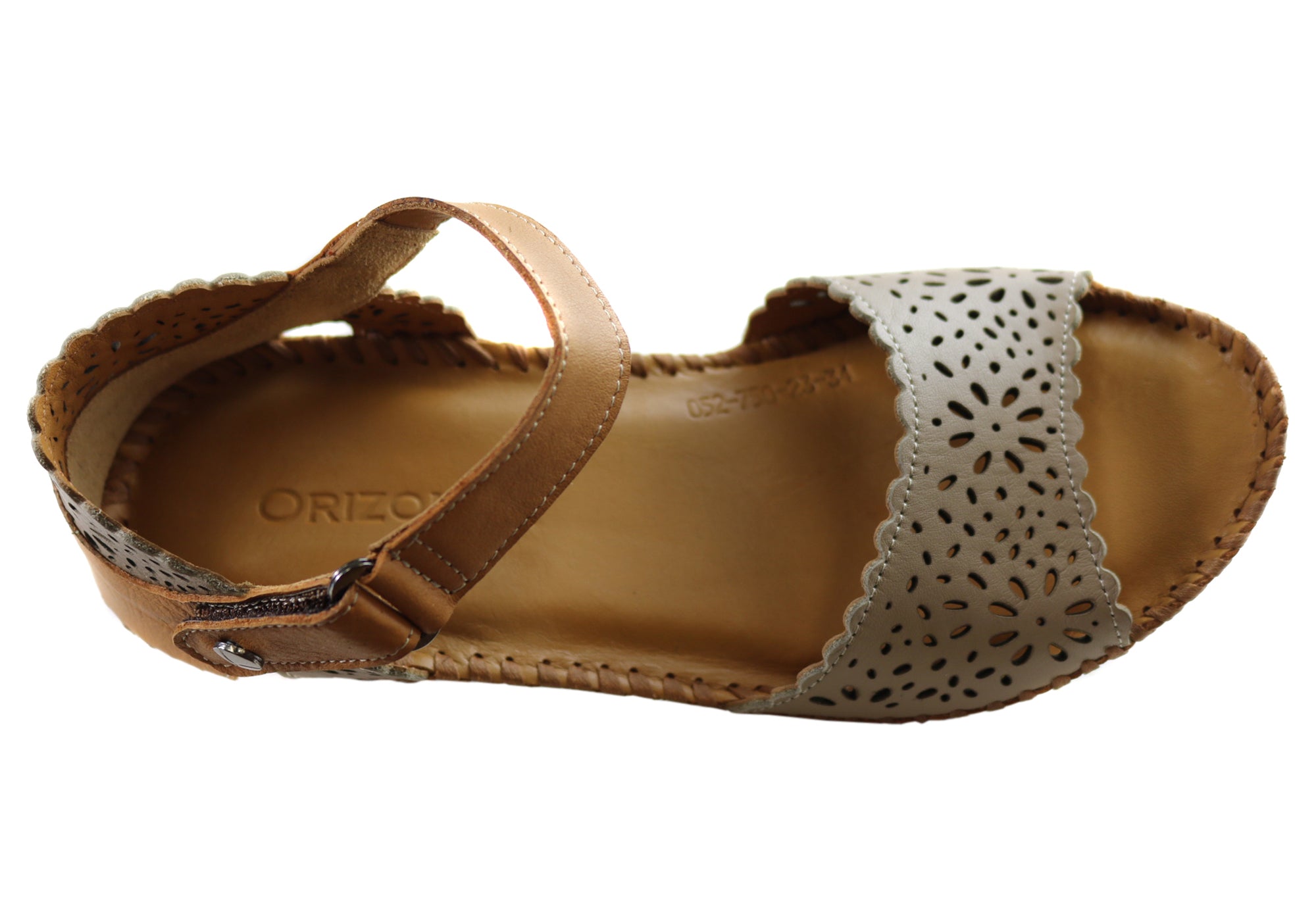 Orizonte Franni Women's Comfortable Leather Wedge Sandals - European Style Summer Casual Shoes for Walking, Travel & Beach Outfits