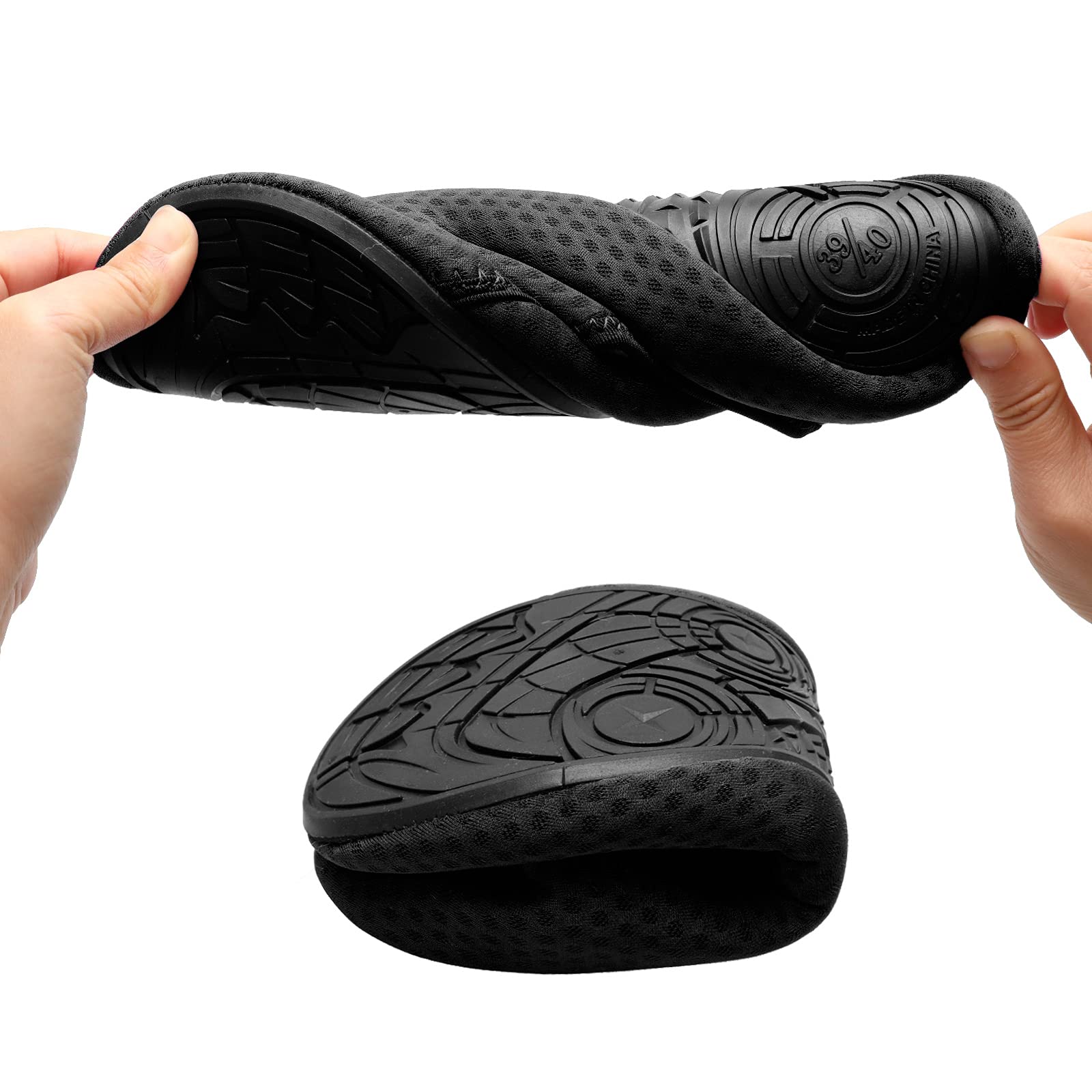 L-RUN Anti-Slip House Slippers for Women & Men - Indoor/Outdoor Warm Home Shoes for Comfort