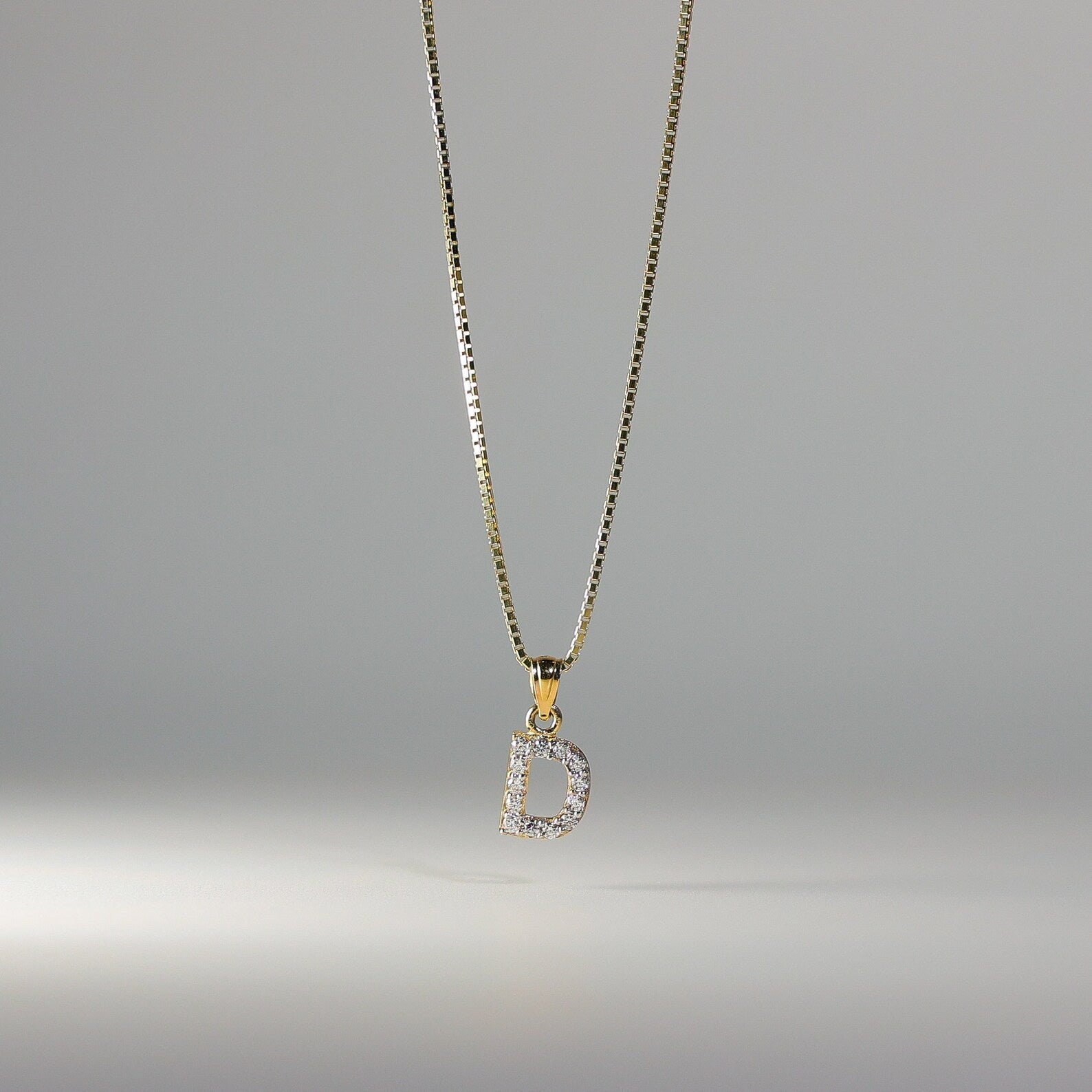 Gold Cubic Zirconia Letter D Pendant Necklace - Elegant Initial Jewelry for Women | Perfect for Gifts, Birthdays & Everyday Wear