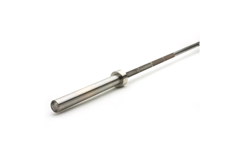 Ivanko Olympic Weightlifting Bar - 7ft Stainless Steel Olympic Barbell for CrossFit, Powerlifting & Home Gym - Durable & Corrosion-Resistant for Heavy Lifting & Strength Training