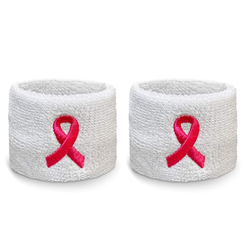 White / Bright Pink Ribbon