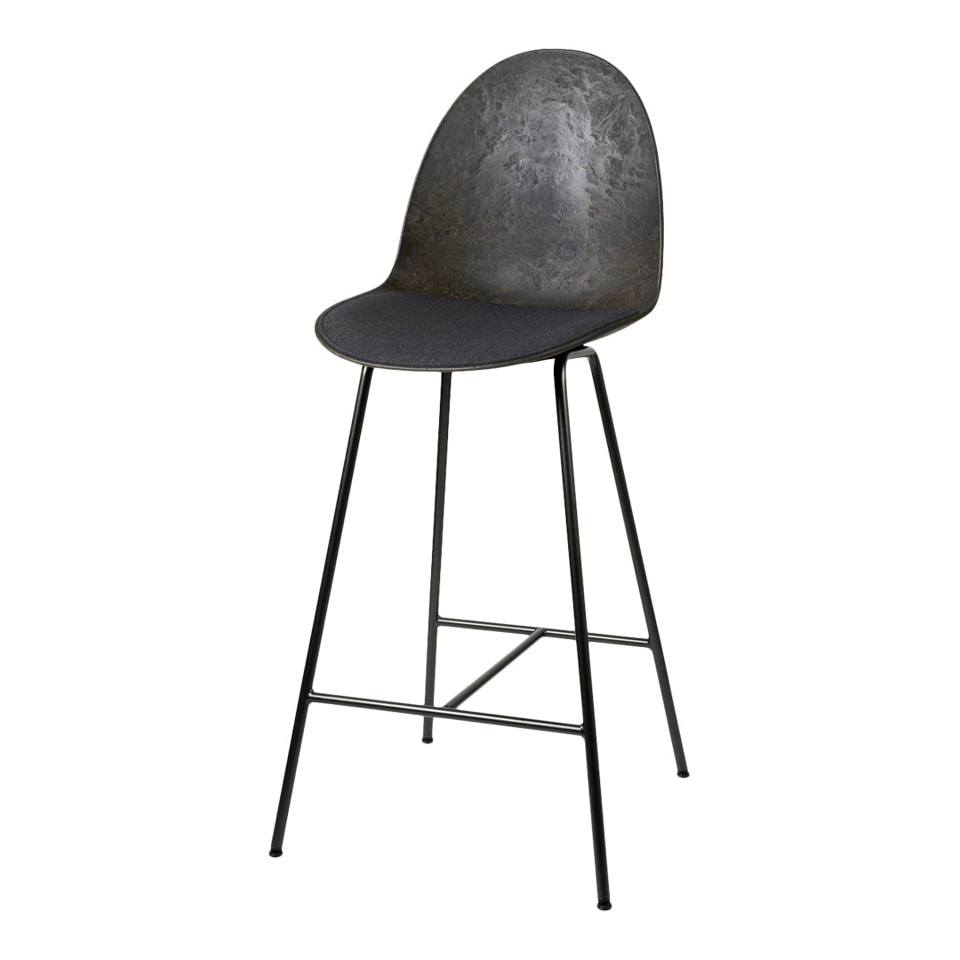 Eternity Counter Stool with Upholstered Seat - Modern Kitchen Bar Stool for Dining Room, Breakfast Nook & Home Decor