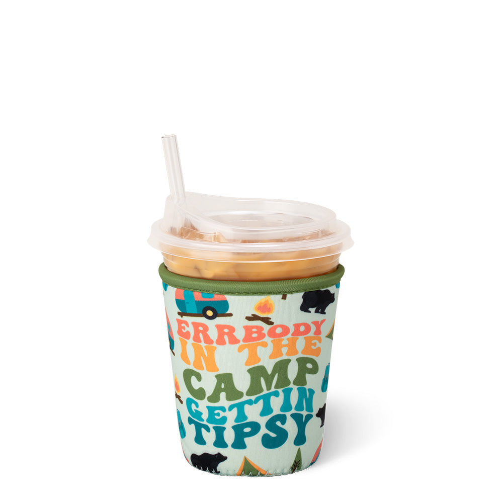 Small Iced Cup Coolie for Camping - Insulated Drink Holder for Outdoor Adventures, Picnics, and Beach Parties