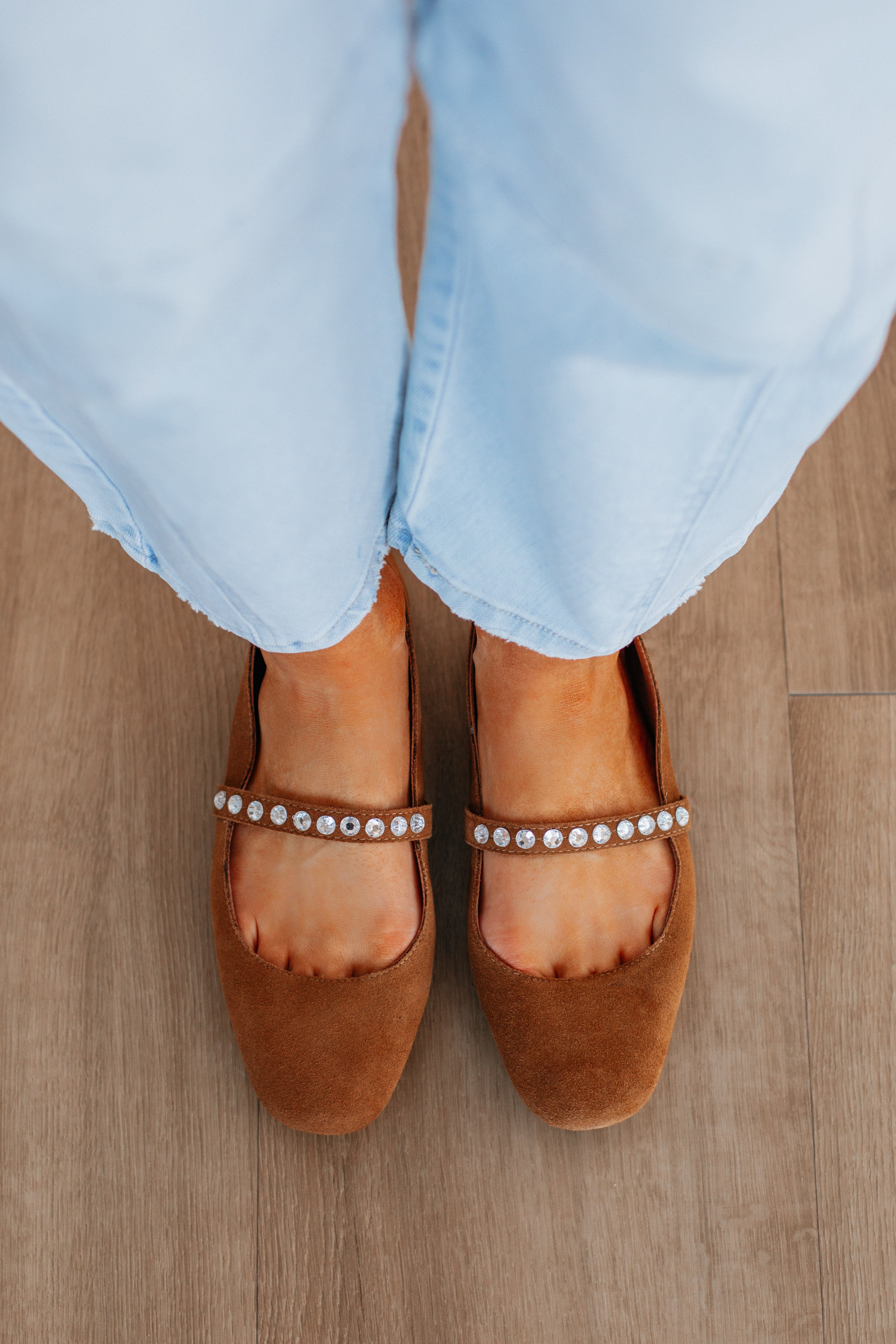 Setting Things Straight Ballet Flats - Comfortable Women's Mocha Color Flat Shoes for Casual Wear, Office & Daily Outfits