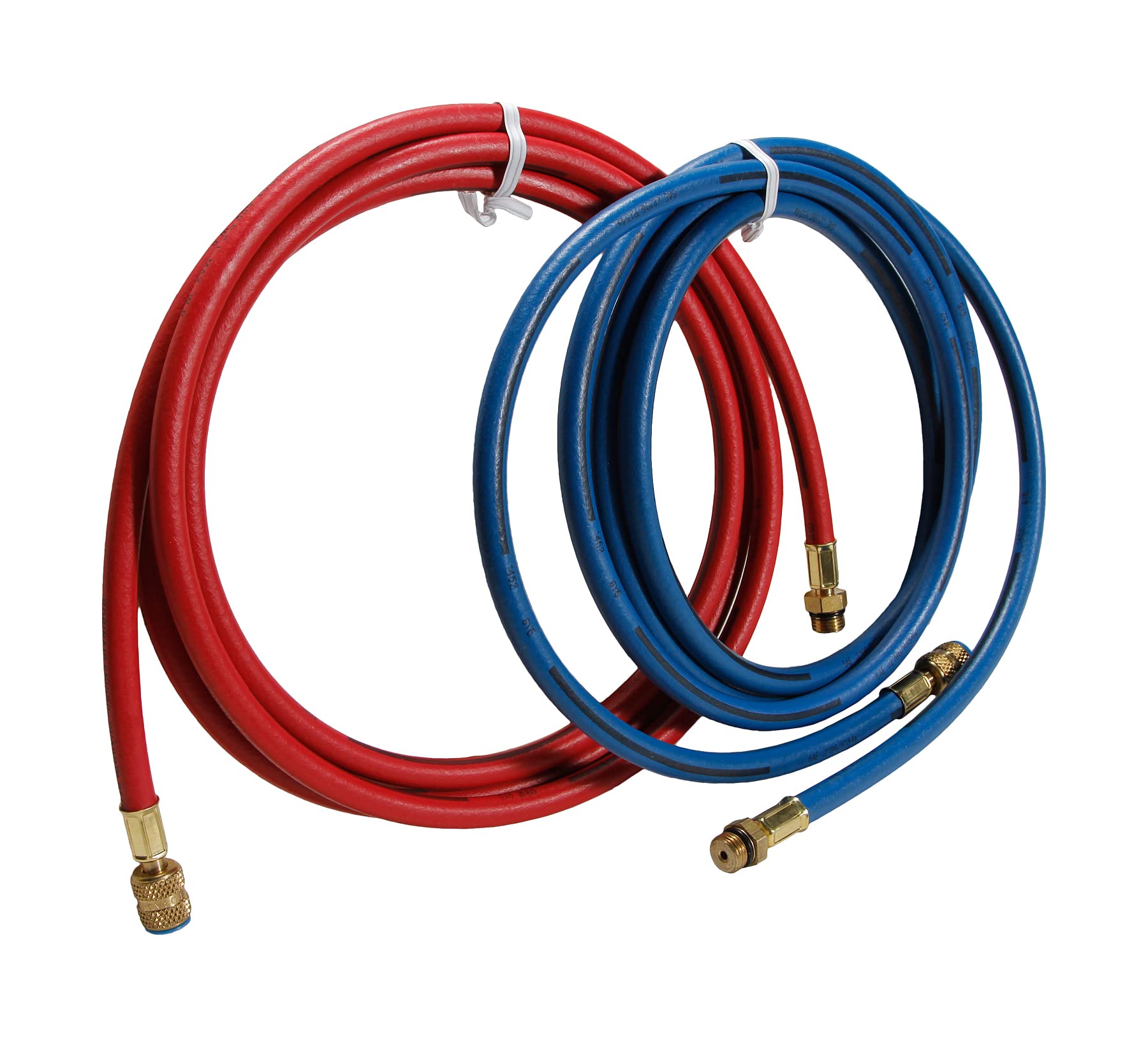 Robinair 34722 Replacement 9-Foot R-134a Enviro-Guard Hose Set - Red & Blue - Compatible with 34788, 34288, 34134Z RRR Machines - Perfect for AC Repair & Automotive Refrigerant Recharging