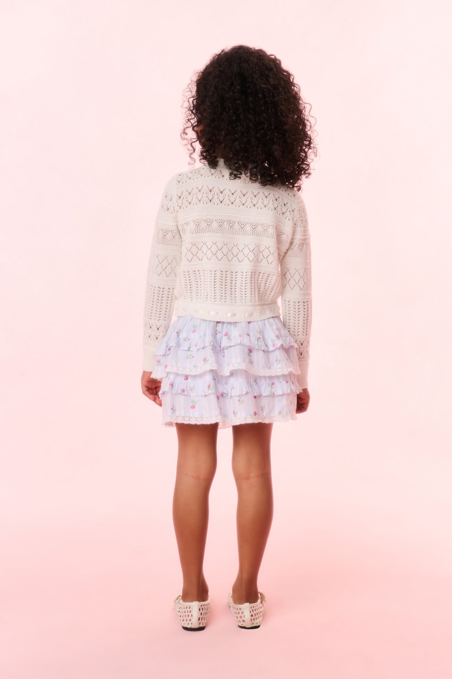 Girls Billie Floral Striped Skirt - Cute Summer Dress for Kids, Toddler & Teen - Perfect for School, Party & Outdoor Activities