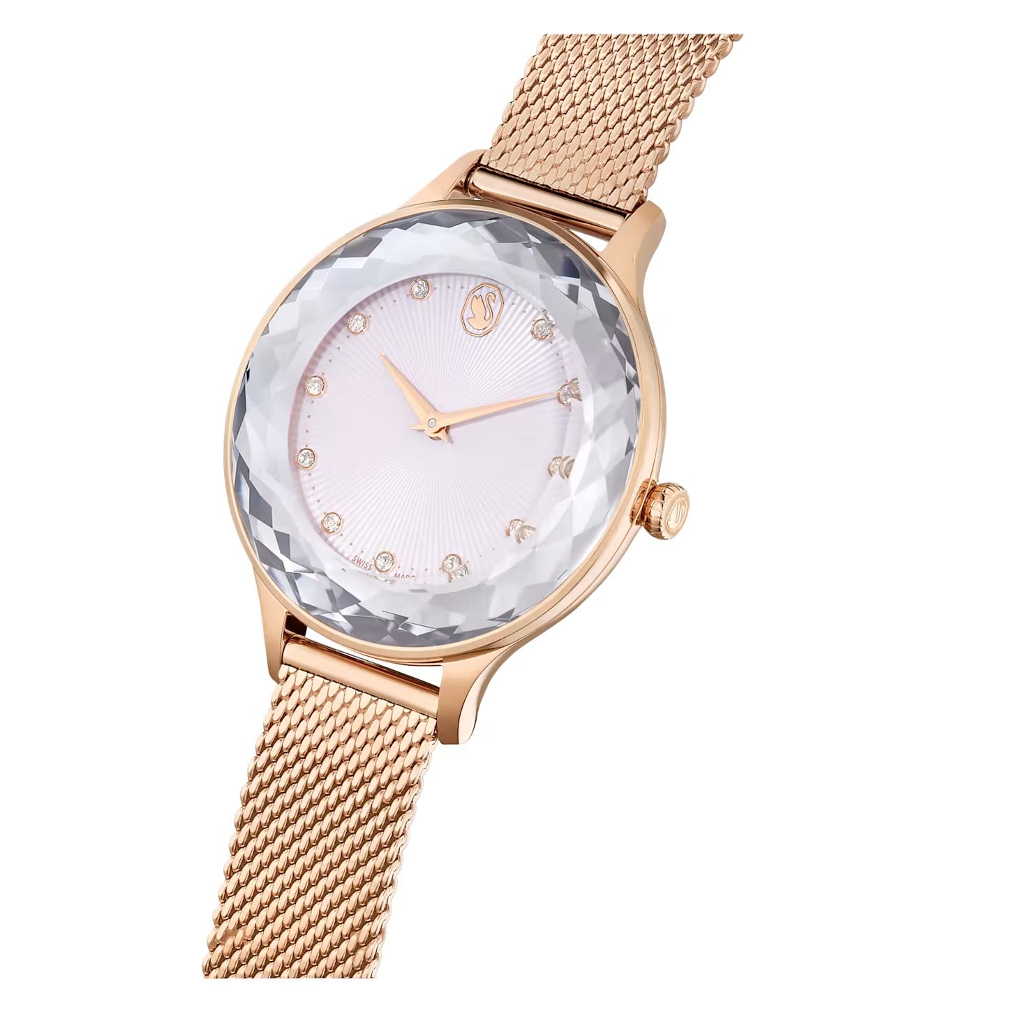 Swarovski Rose Gold Women's Watch - Elegant Analog Metal Watch with Rose Gold Tone Dial & Band | Perfect for Everyday Wear, Office & Special Occasions