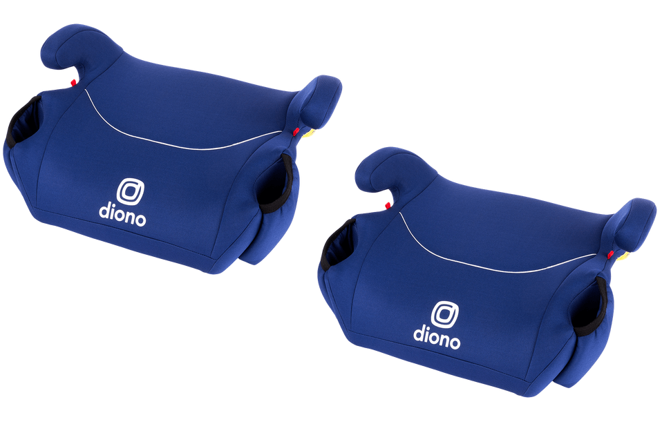 Diono Solana Backless Booster Car Seat (2 Pack) - Lightweight & Portable for Kids 3-12 Years - Perfect for Travel, School, and Carpooling