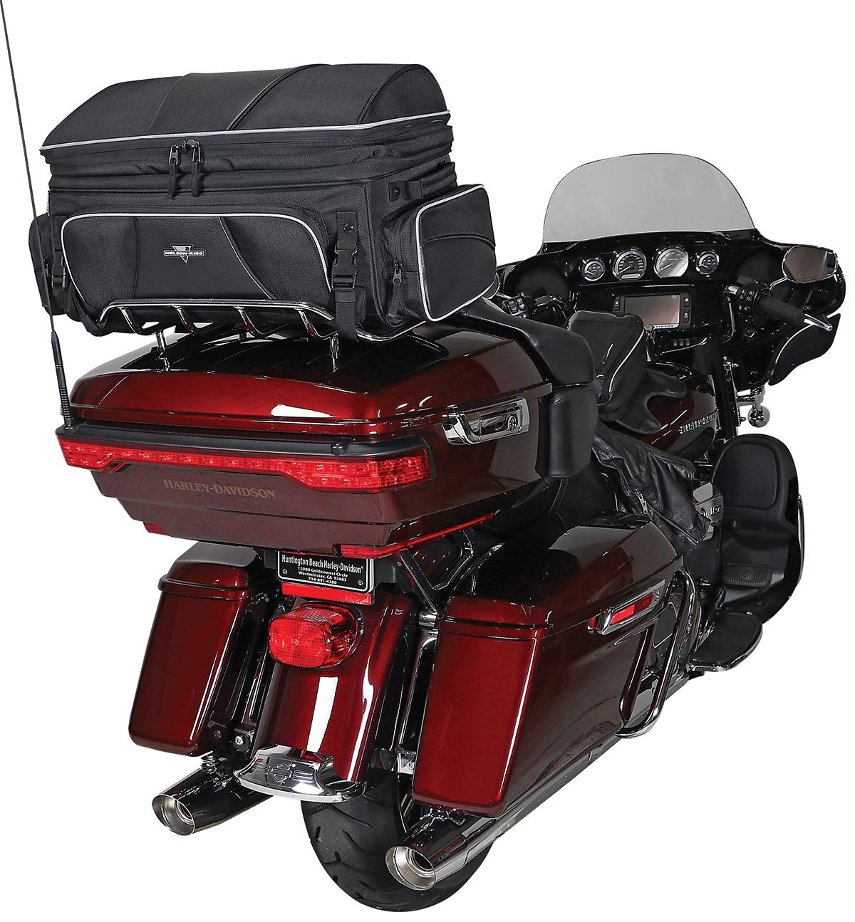 Nelson Rigg NR-300 Route 1 Traveler Tour Trunk Bag - Waterproof Motorcycle Luggage for Harley Davidson Ultra, Indian Roadmaster & Honda Gold Wing - Perfect for Long-Distance Rides & Road Trips