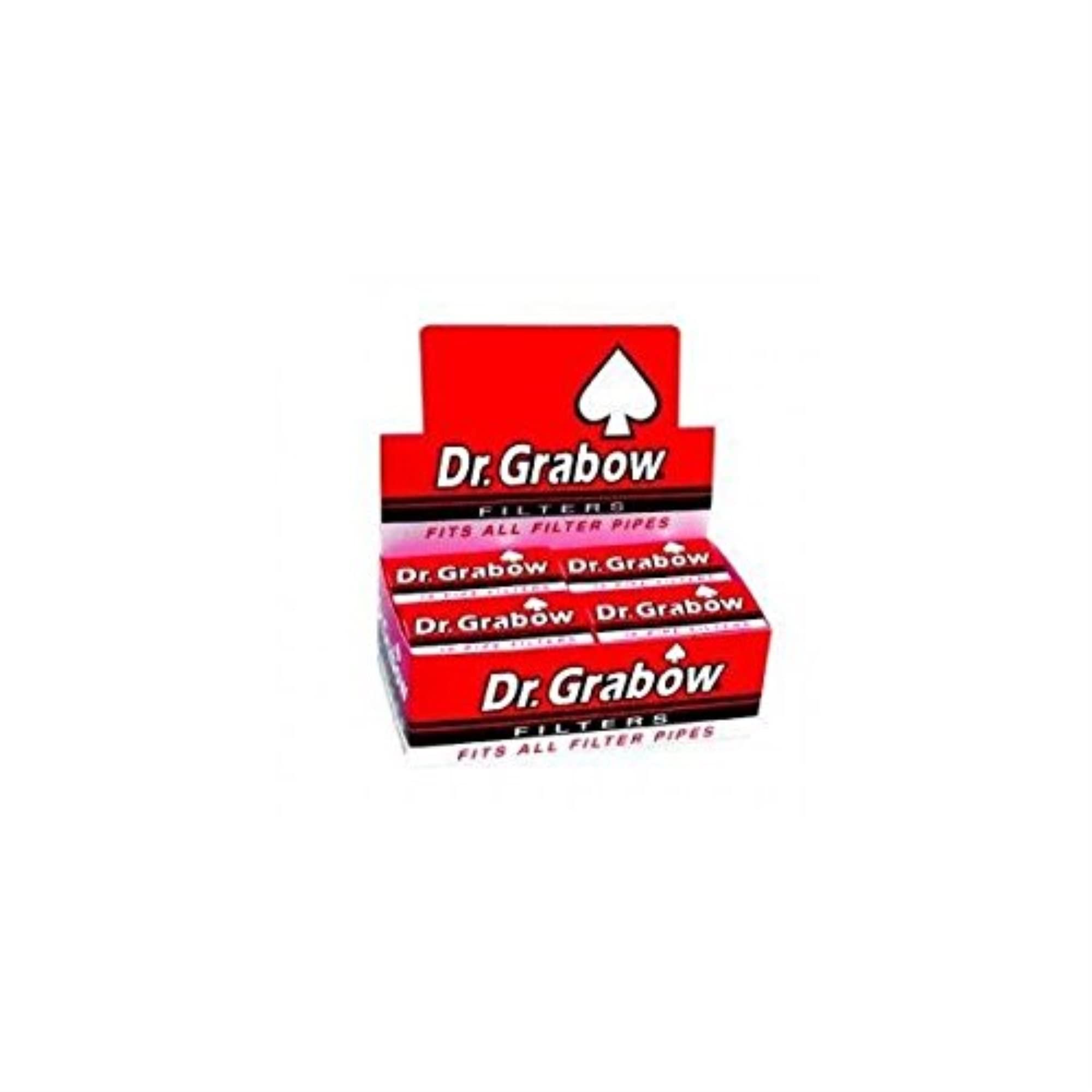 Dr. Grabow Pipe Filters - 12 Boxes of 10 Filters | Premium Quality Pipe Filters for Smooth Smoking | Perfect for Tobacco Pipes, Relaxation & Outdoor Use