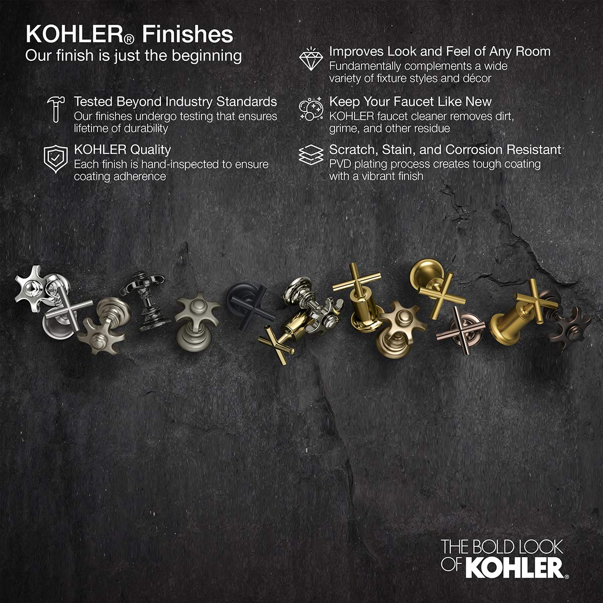 KOHLER WATERTILE® 54 Nozzle Body Spray Shower Head - High Pressure Rainfall Shower System for Bathroom & Spa Relaxation