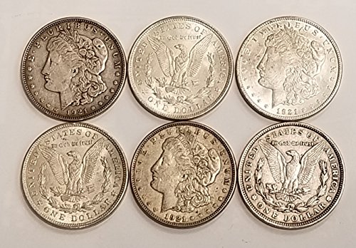 1921 Morgan Silver Dollar Coin - Collectible $1 Silver Dollar with Various Mint Marks (VF-AU Condition) | Perfect for Coin Collectors, Investors & History Enthusiasts