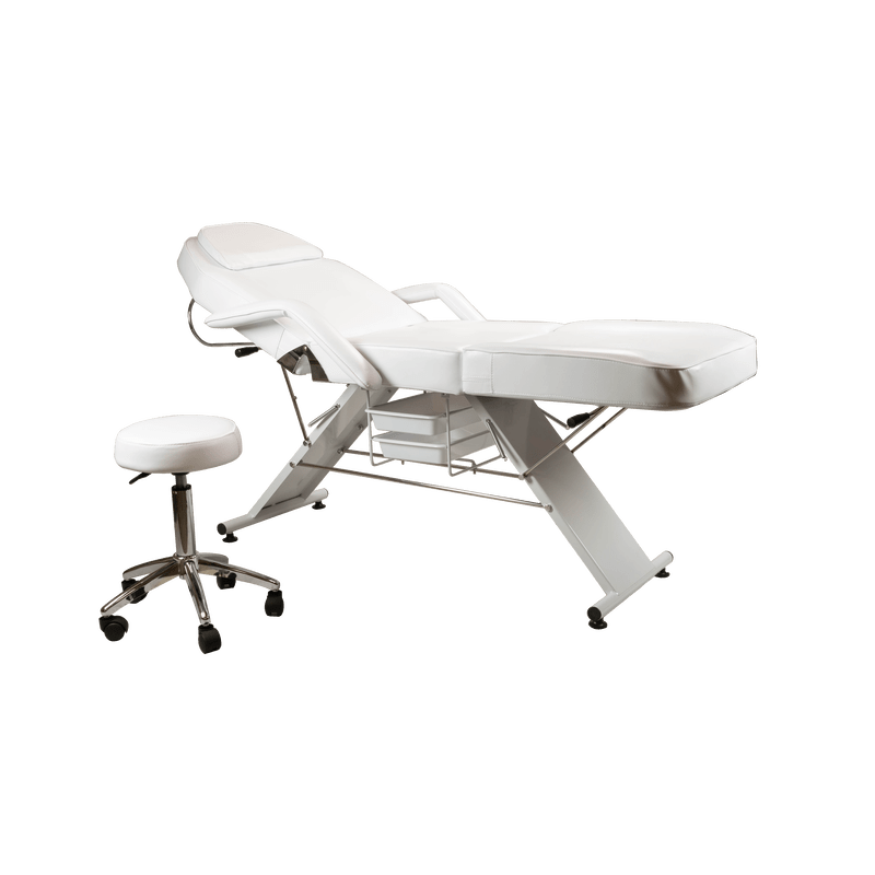 Luxury Fiori Deluxe Facial Bed - Professional Spa & Salon Massage Table for Facial Treatments, Skincare, and Beauty Services - Perfect for Home Spa, Estheticians, and Beauty Professionals