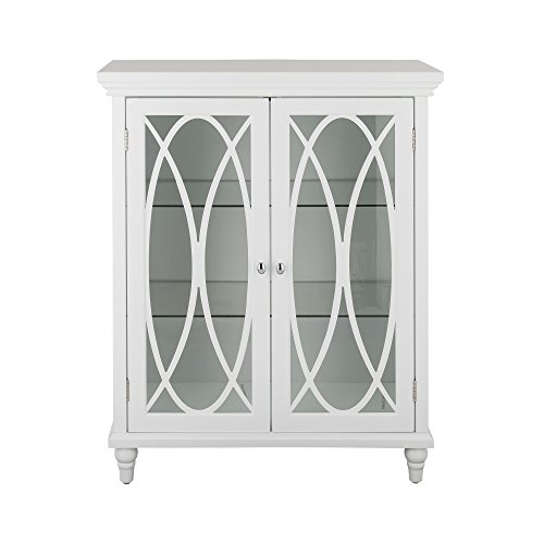 White Round Trim Cabinet
