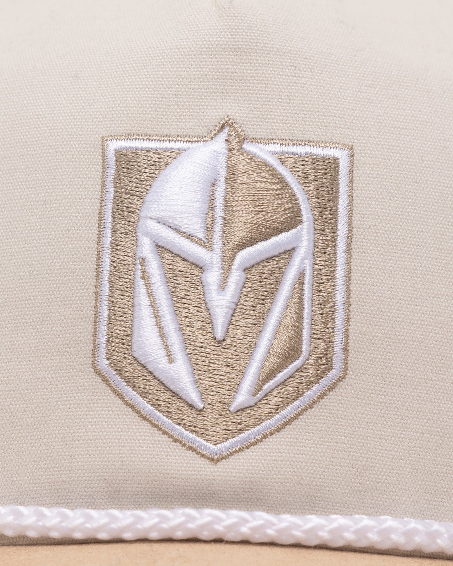 47 Brand Vegas Golden Knights Sand Dune Snapback Adjustable Hat - Bone/Khaki - Official NHL Team Cap for Men & Women - Perfect for Game Day, Sports Events & Casual Wear