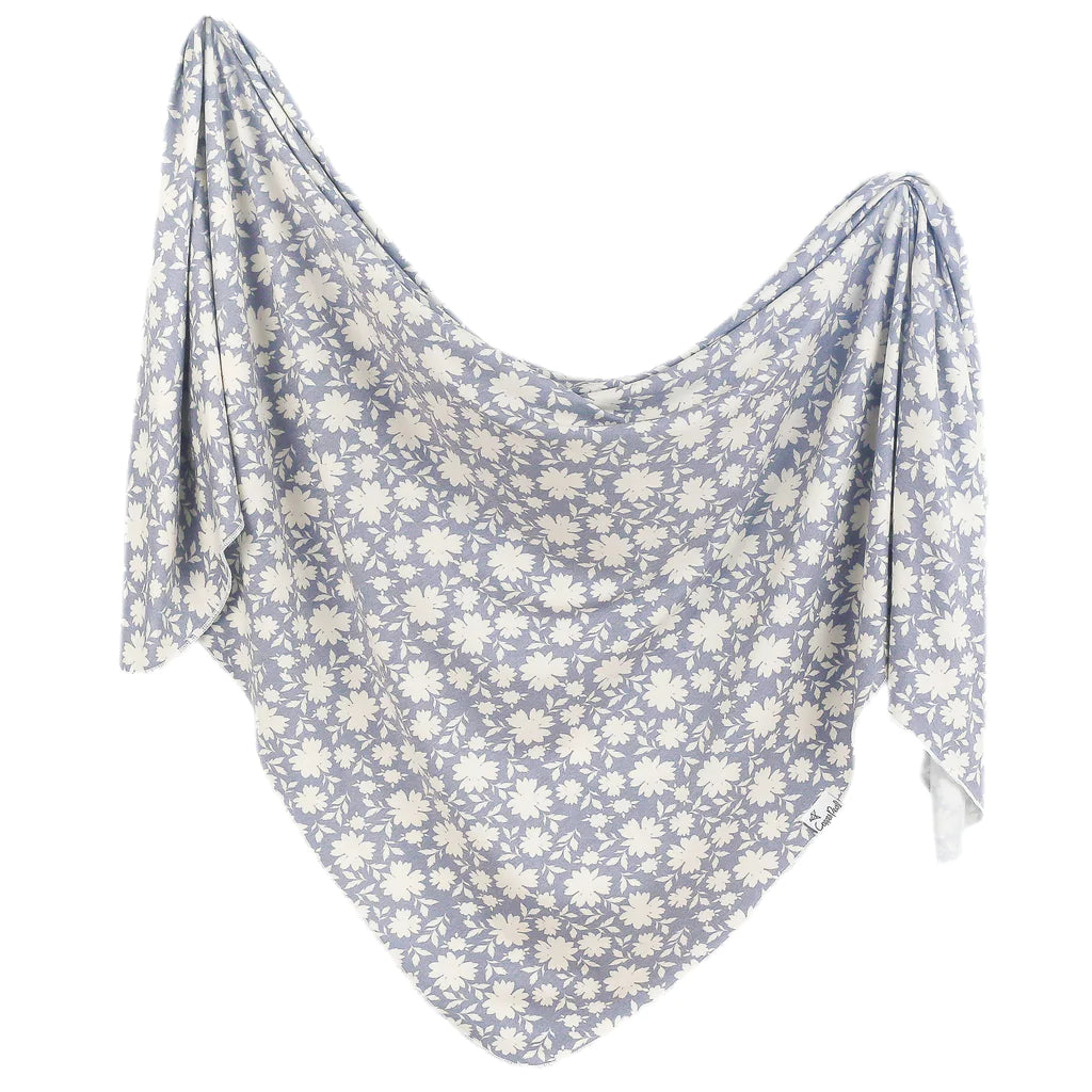 Soft Organic Cotton Knit Swaddle Blanket for Babies - Cozy & Breathable Newborn Wrap for Swaddling, Sleeping & Nursing - Perfect Baby Shower Gift