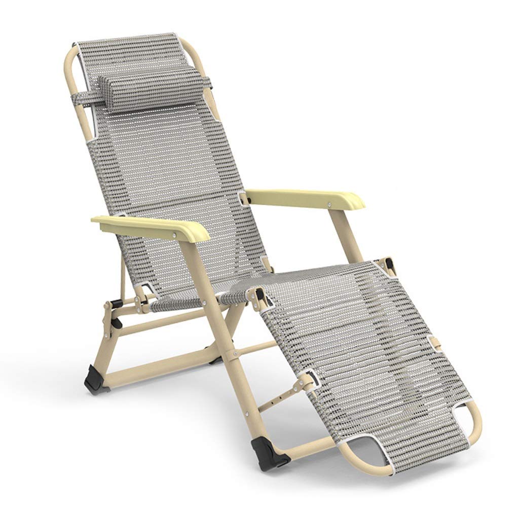 SGYM Zero Gravity Folding Recliner Chair - 200kg Capacity Patio Lounge Chair for Outdoor, Beach, Pool & Office Use - Lightweight & Portable (178x27x32cm, Gray) - Perfect for Relaxing, Sunbathing or Backyard Lounging