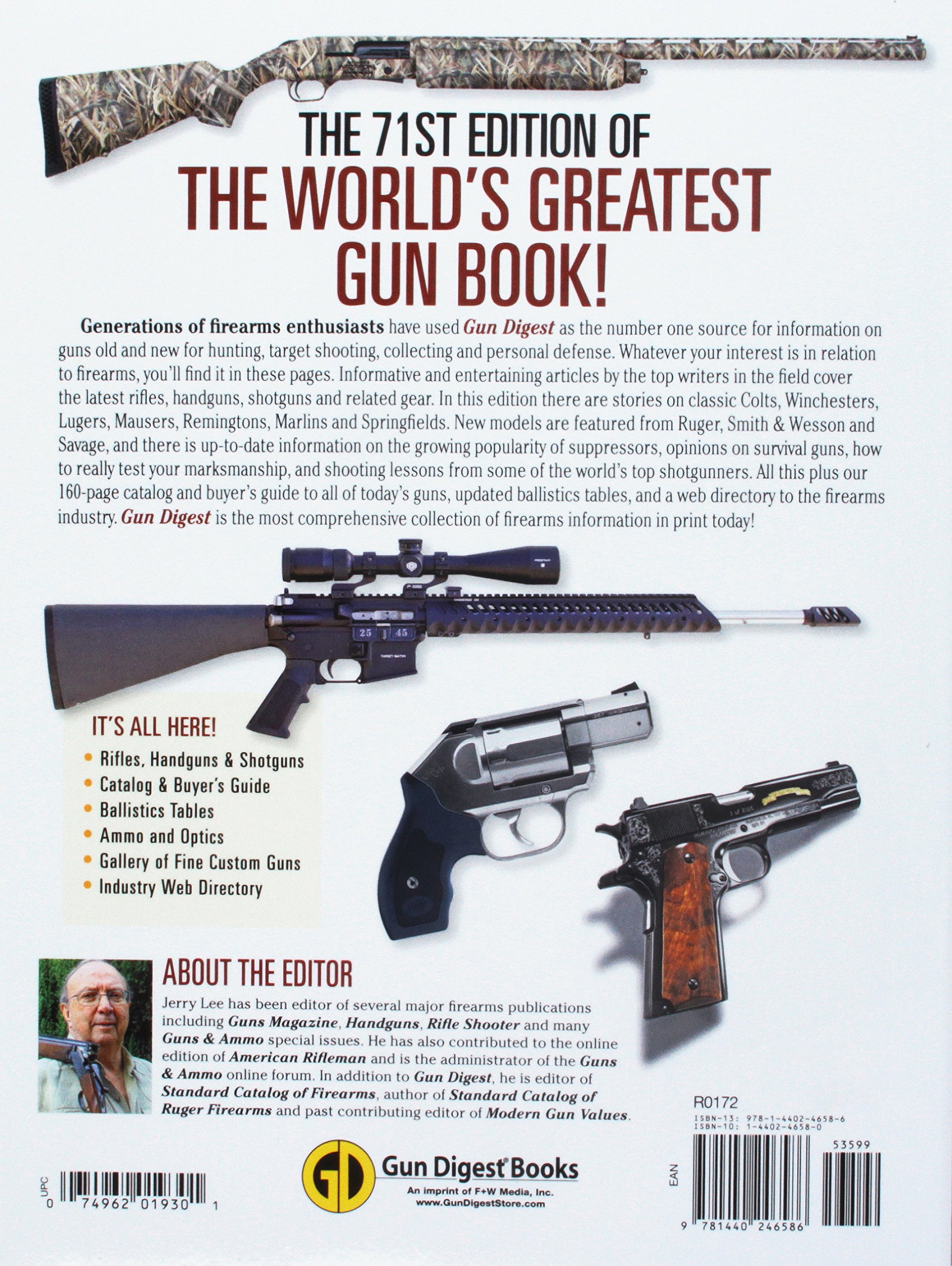 Gun Digest 2017 - The Ultimate Firearms Reference Book | Hunting, Shooting & Gun Collecting Guide