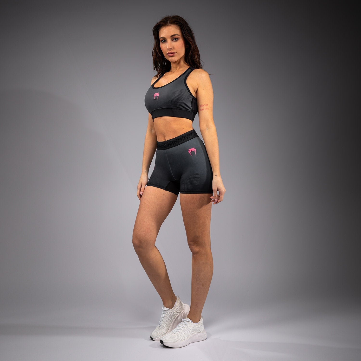 Venum Tactical XT Vale Tudo MMA Shorts - Black/Storm Grey - Premium Fightwear for MMA, BJJ & Combat Sports Training
