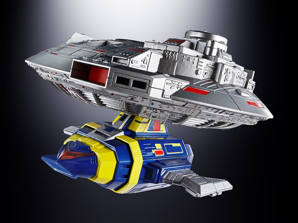 Bandai Soul of Chogokin GX-106 Denshi Seijyu Dol & Guillan Enban Space Sheriff Gavan Collectible Action Figure - Perfect for Anime Fans & Sci-Fi Collectors Display